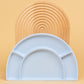 Silicone Divided Plate Bibs + Tableware Kiin ® Pastel Sky 