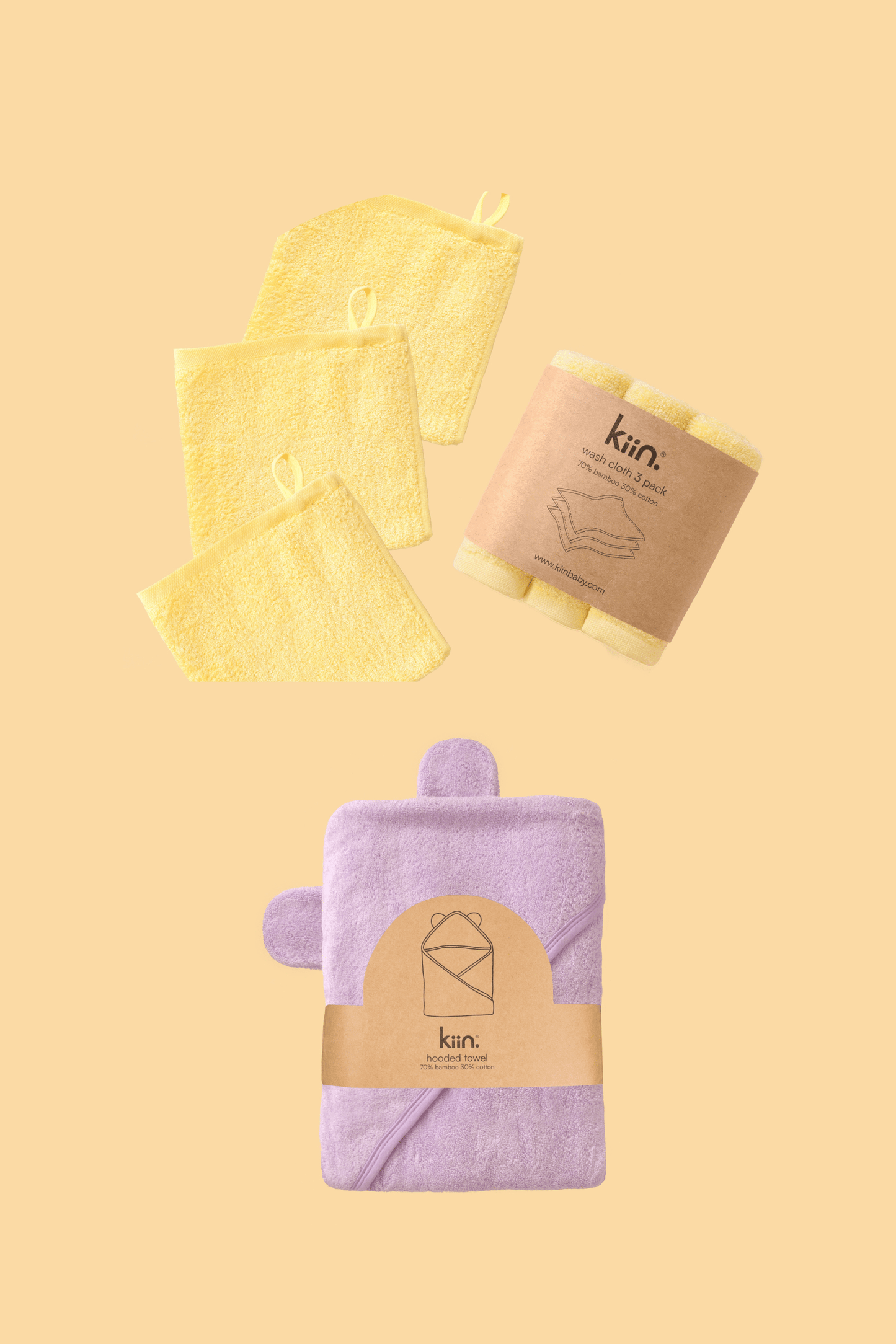 Towel + Wash Cloth Bundle Bundles Kiin ® 