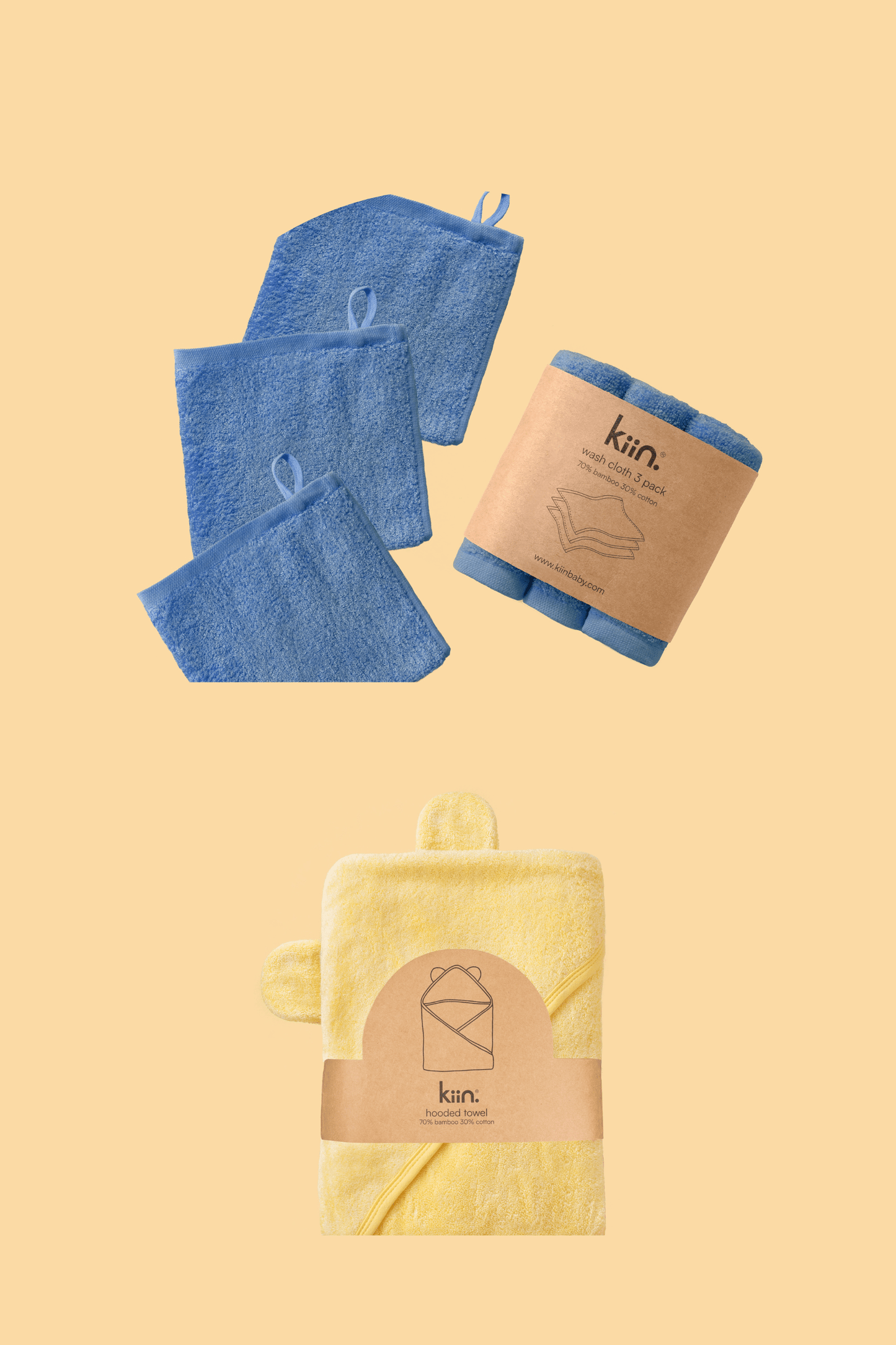 Towel + Wash Cloth Bundle Bundles Kiin ® 