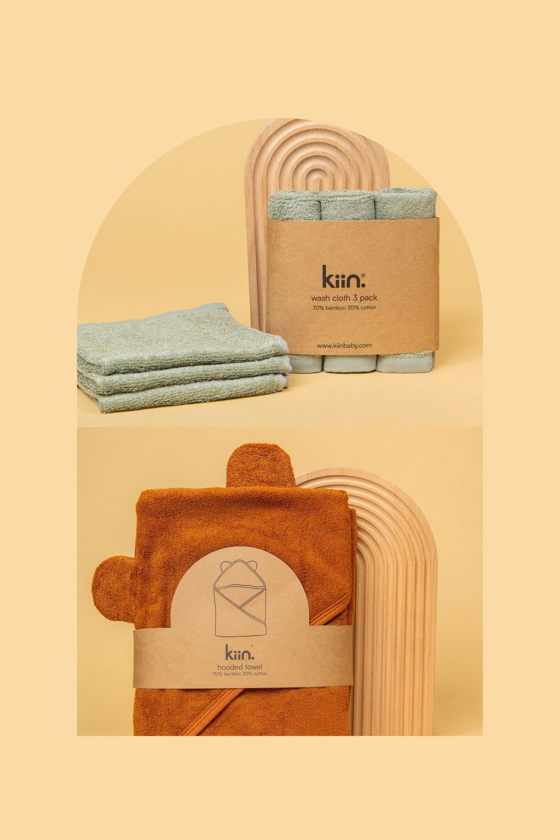 Towel + Wash Cloth Bundle Kiin ® 
