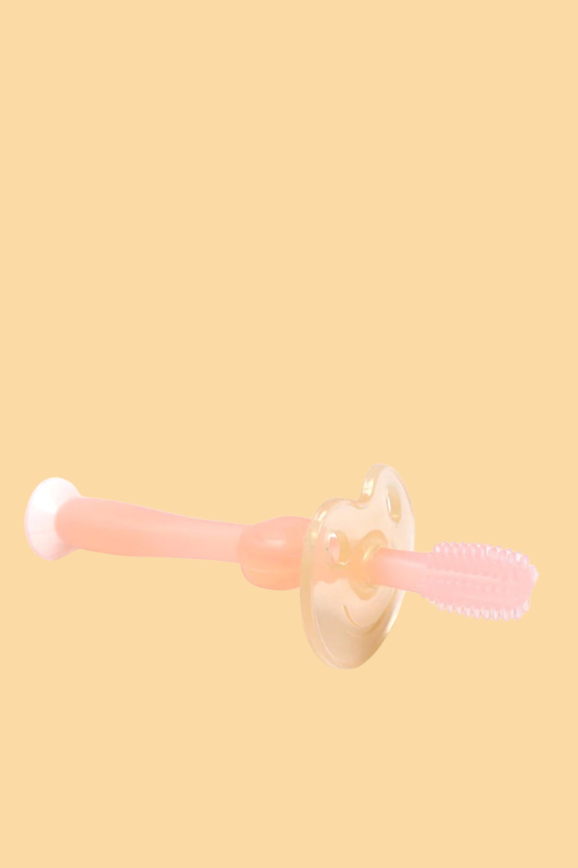 360° Baby Silicone Toothbrush Dummies + Teethers Haakaa Pink 