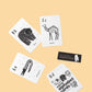Animal Alphabet Cards Books Wee Gallery 