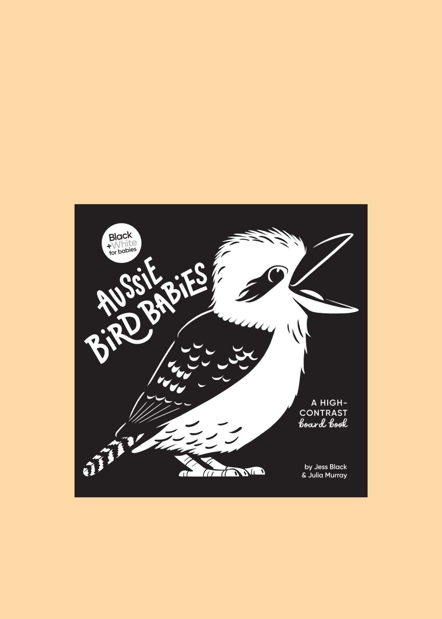 Aussie Black and White Book for Babies Books Julia Murray Aussie Bird Babies 