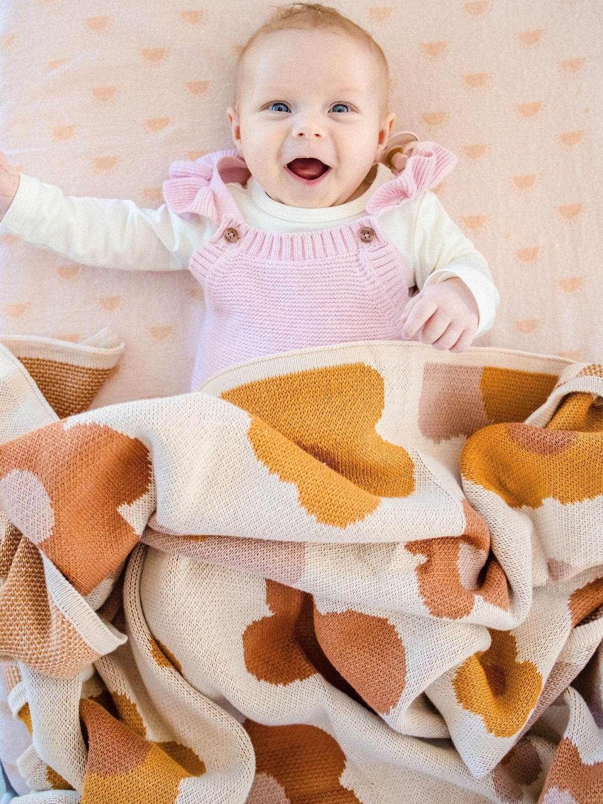 Baby Blanket Organic Cotton Knit - Bloom Blankets Kiin ® 