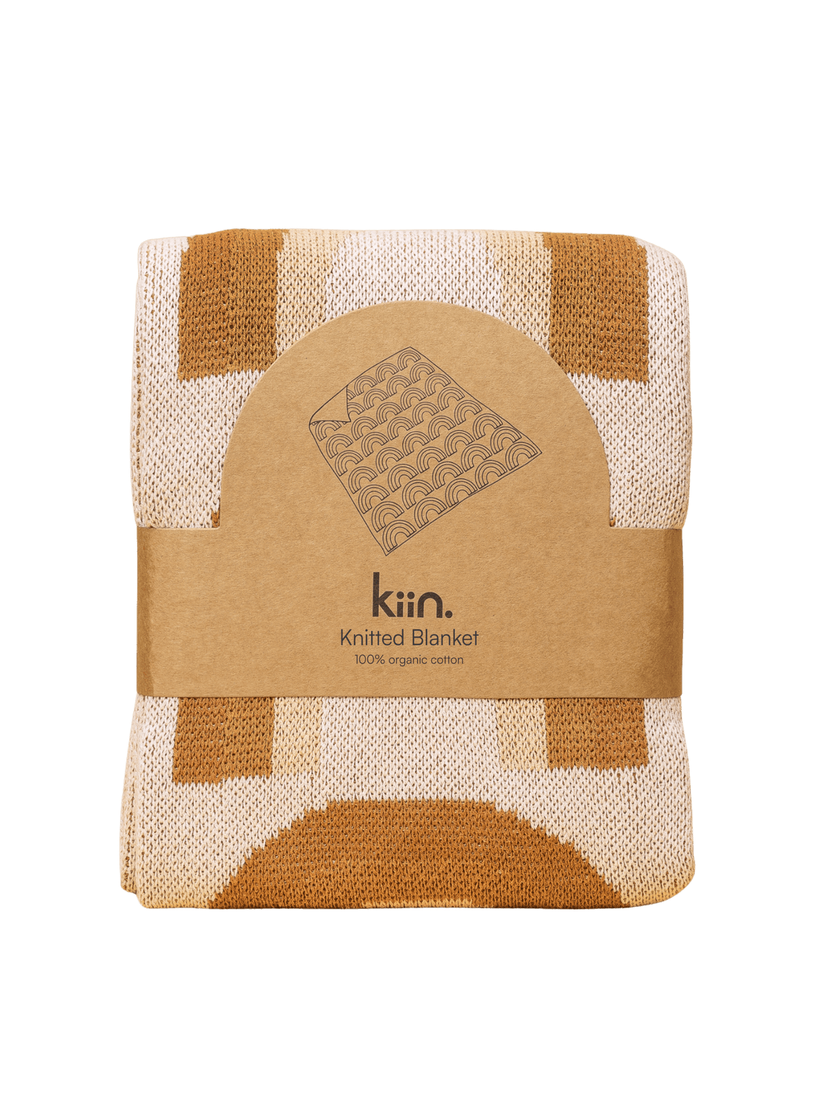 Baby Blanket Organic Cotton Knit - Rainbow Blankets Kiin ® 