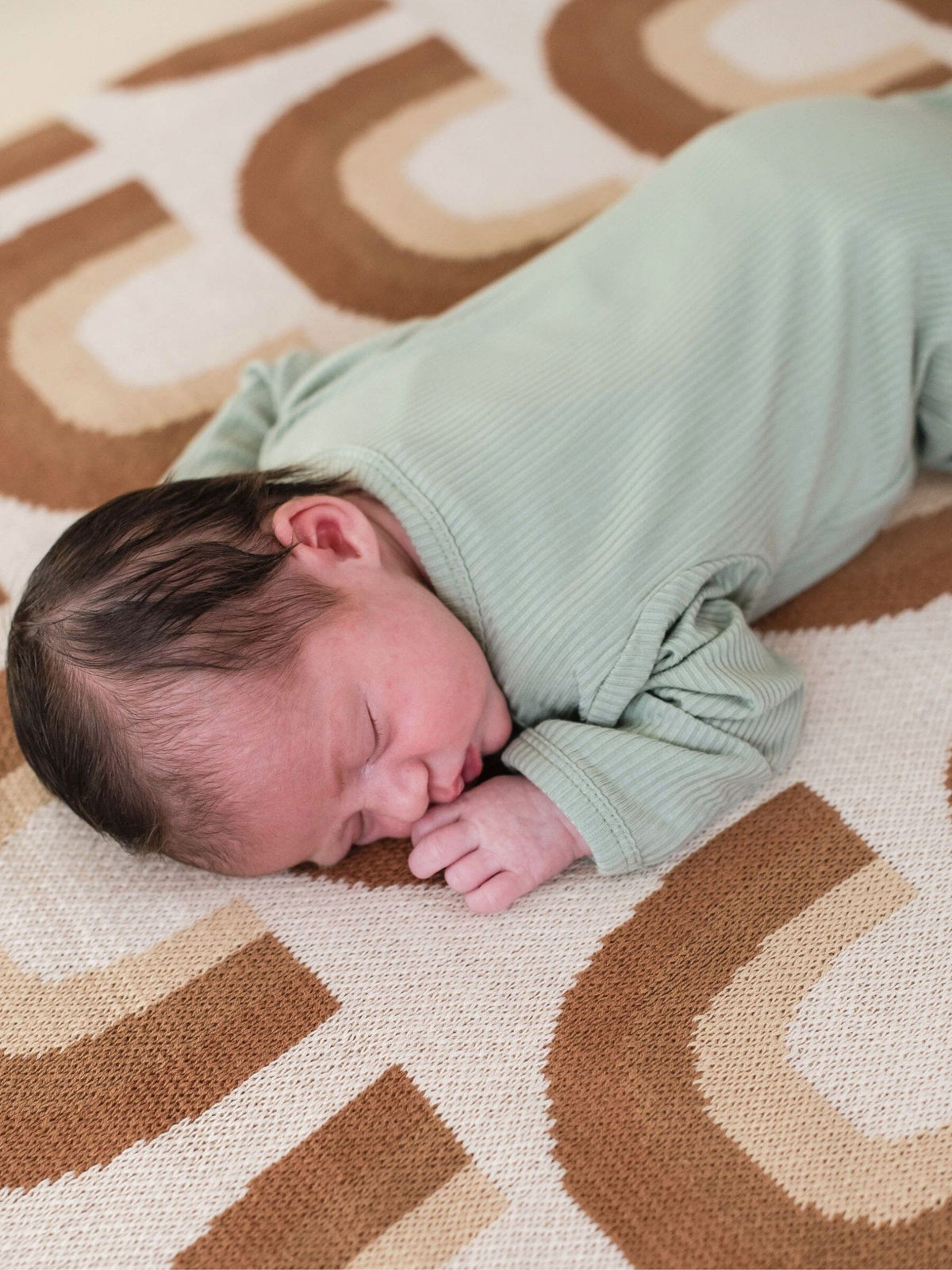 Baby Blanket Organic Cotton Knit - Rainbow Blankets Kiin ® 