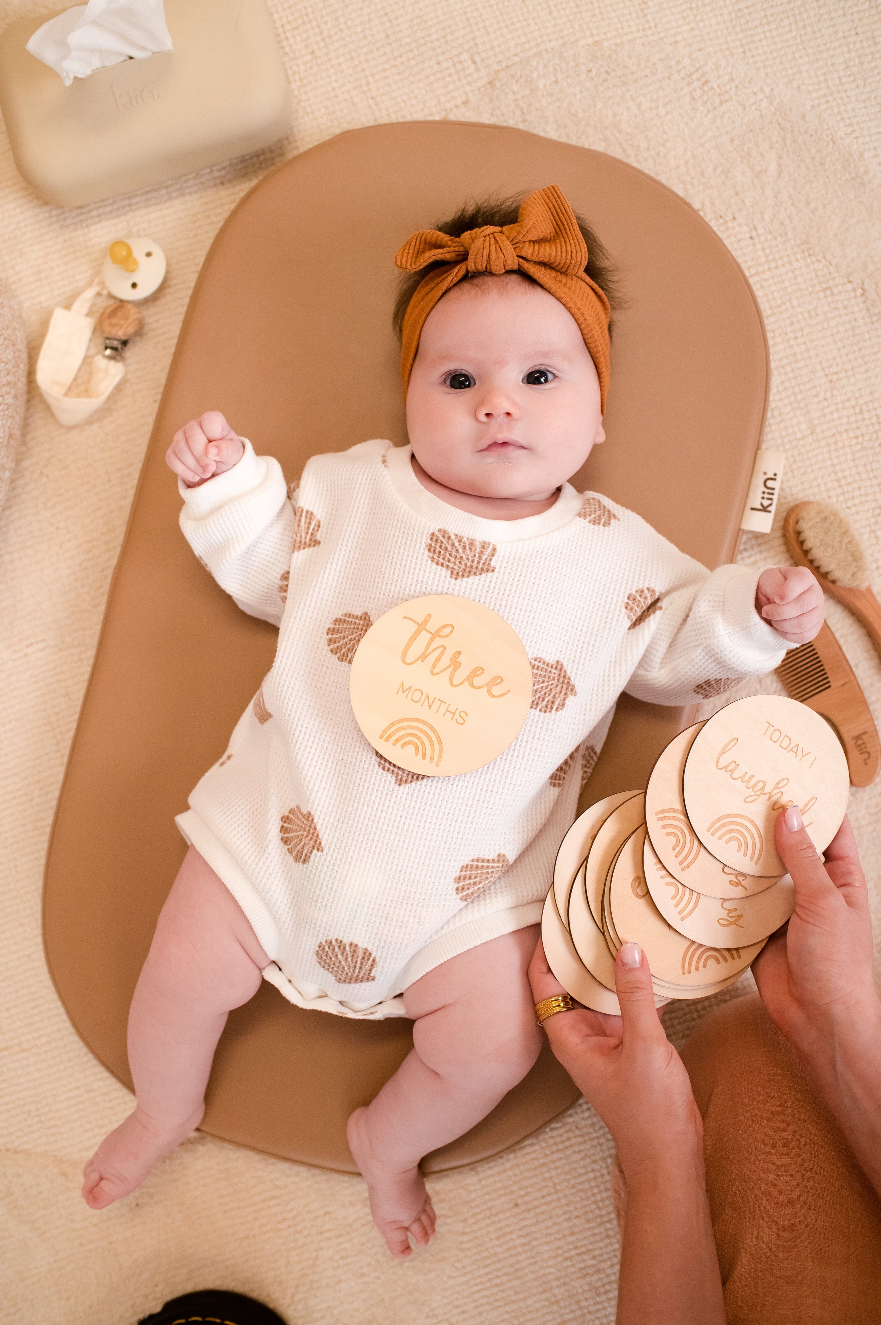 Baby Milestone Wooden Discs Decor Kiin ® 