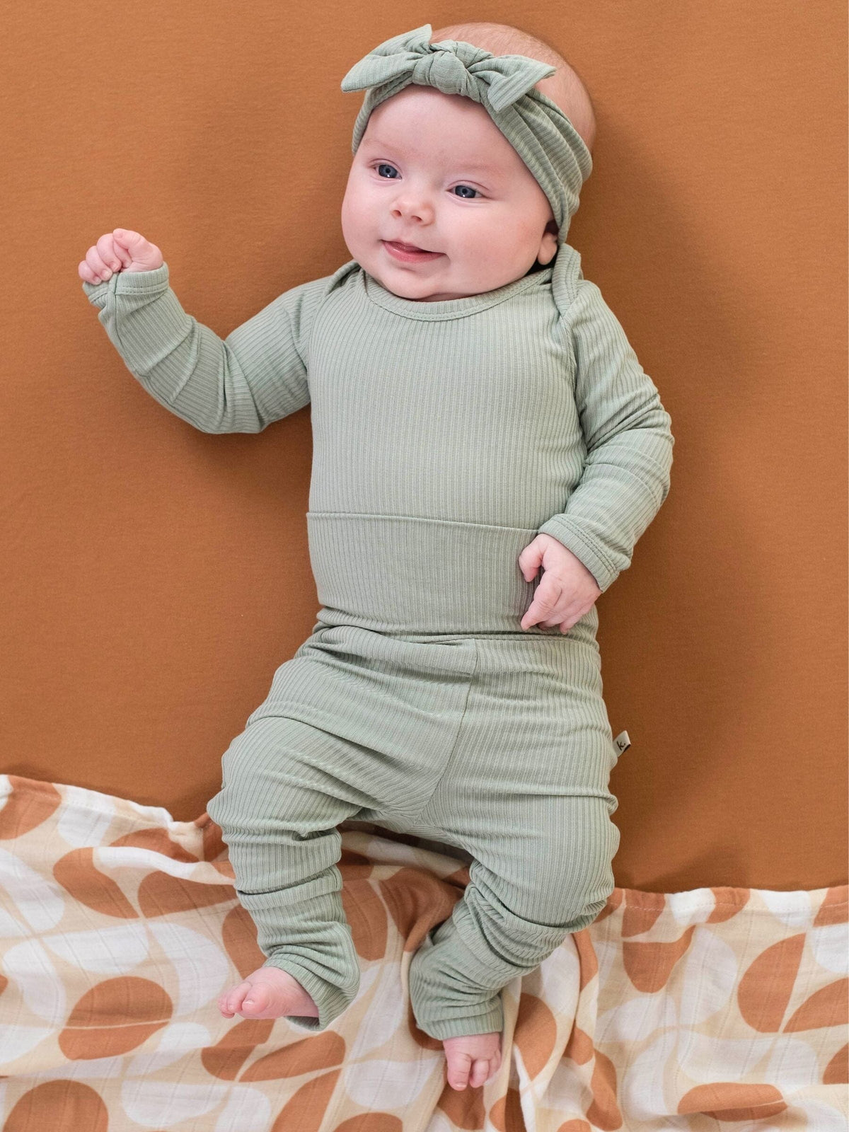 Bamboo Fold Down Leggings - Sage Clothing Kiin ® 
