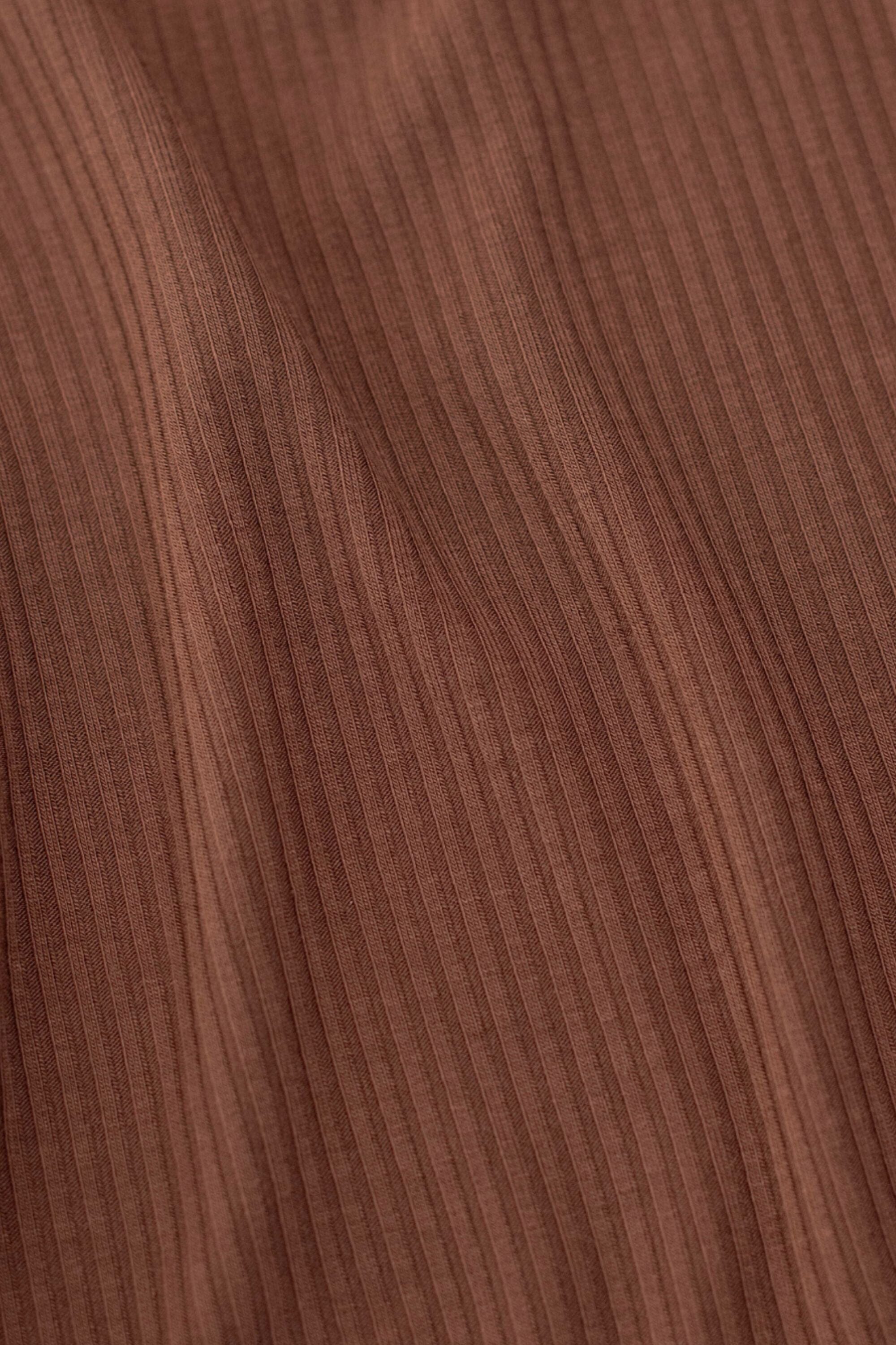Bamboo Long Sleeve Bodysuit - Chocolate Clothing Kiin ® 