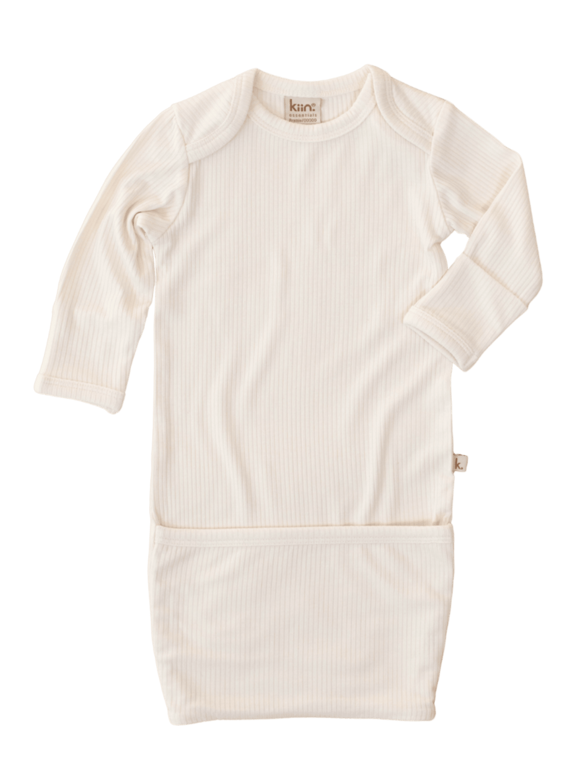 Bamboo Newborn Gown - Ivory Clothing Kiin ® 