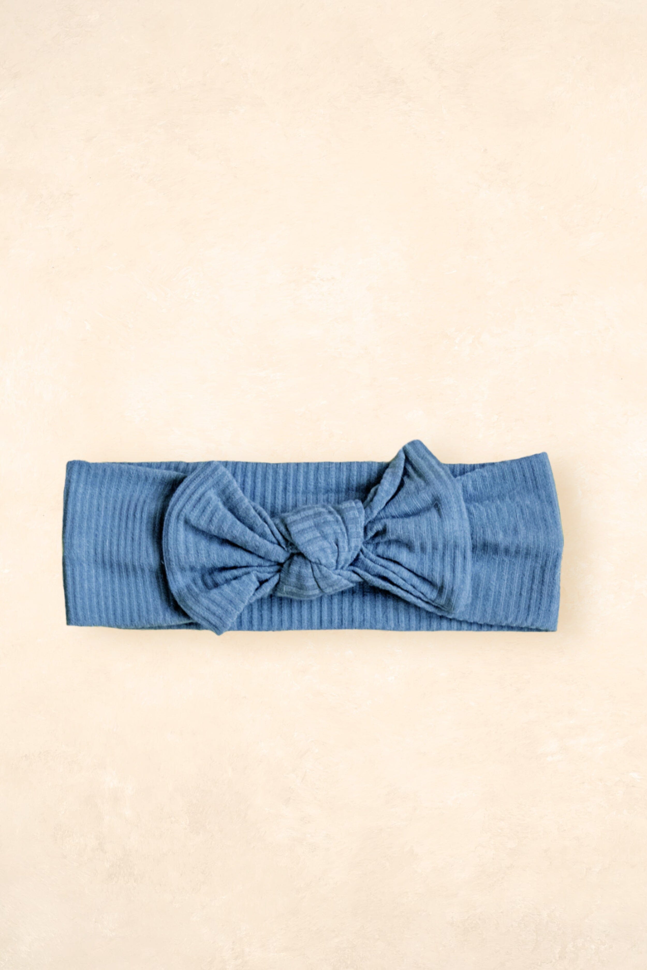 Bamboo Stretch Bow Headband Bows + Beanies Kiin ® Blue Shadow 