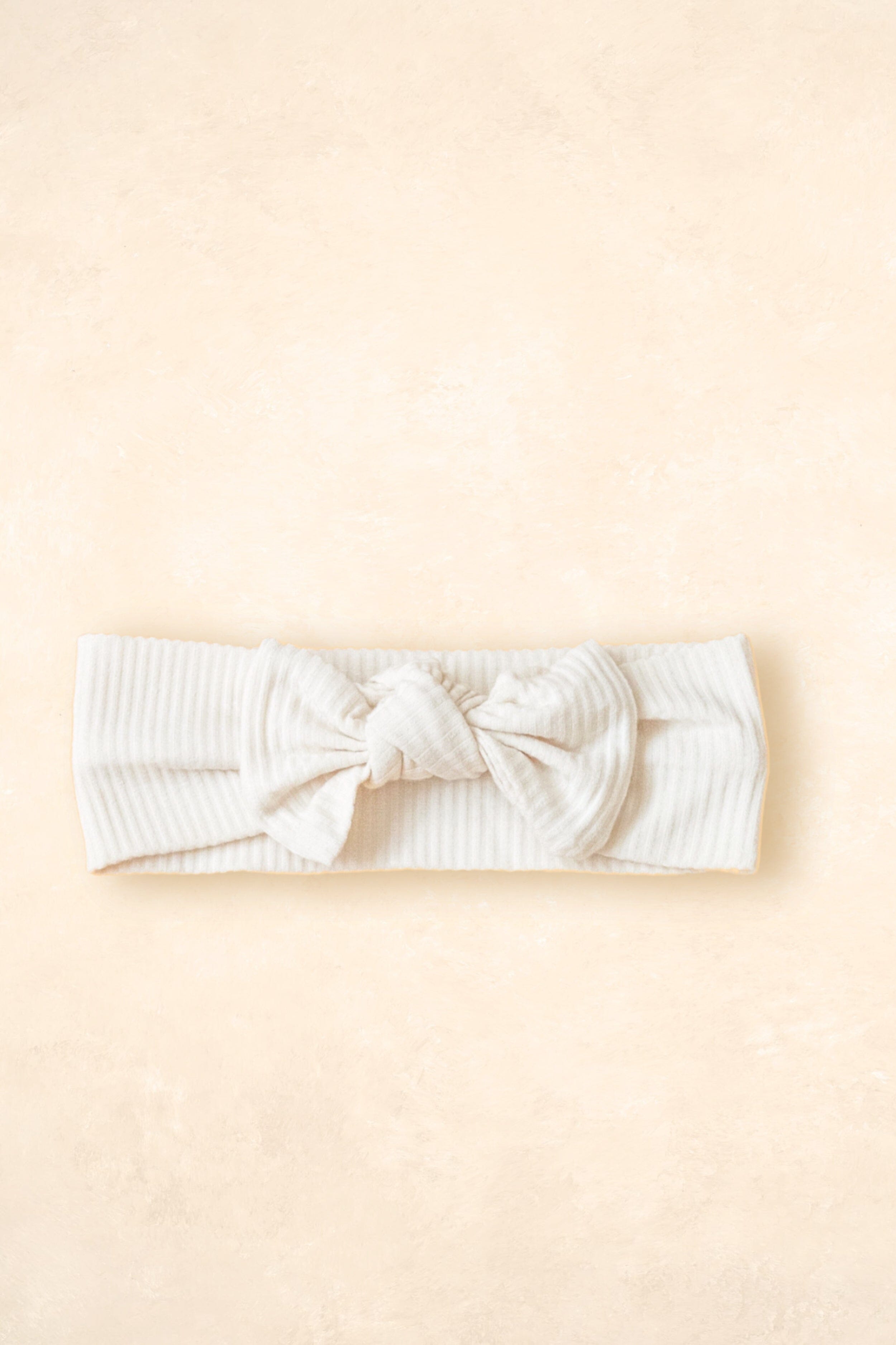 Bamboo Stretch Bow Headband Bows + Beanies Kiin ® Ivory 