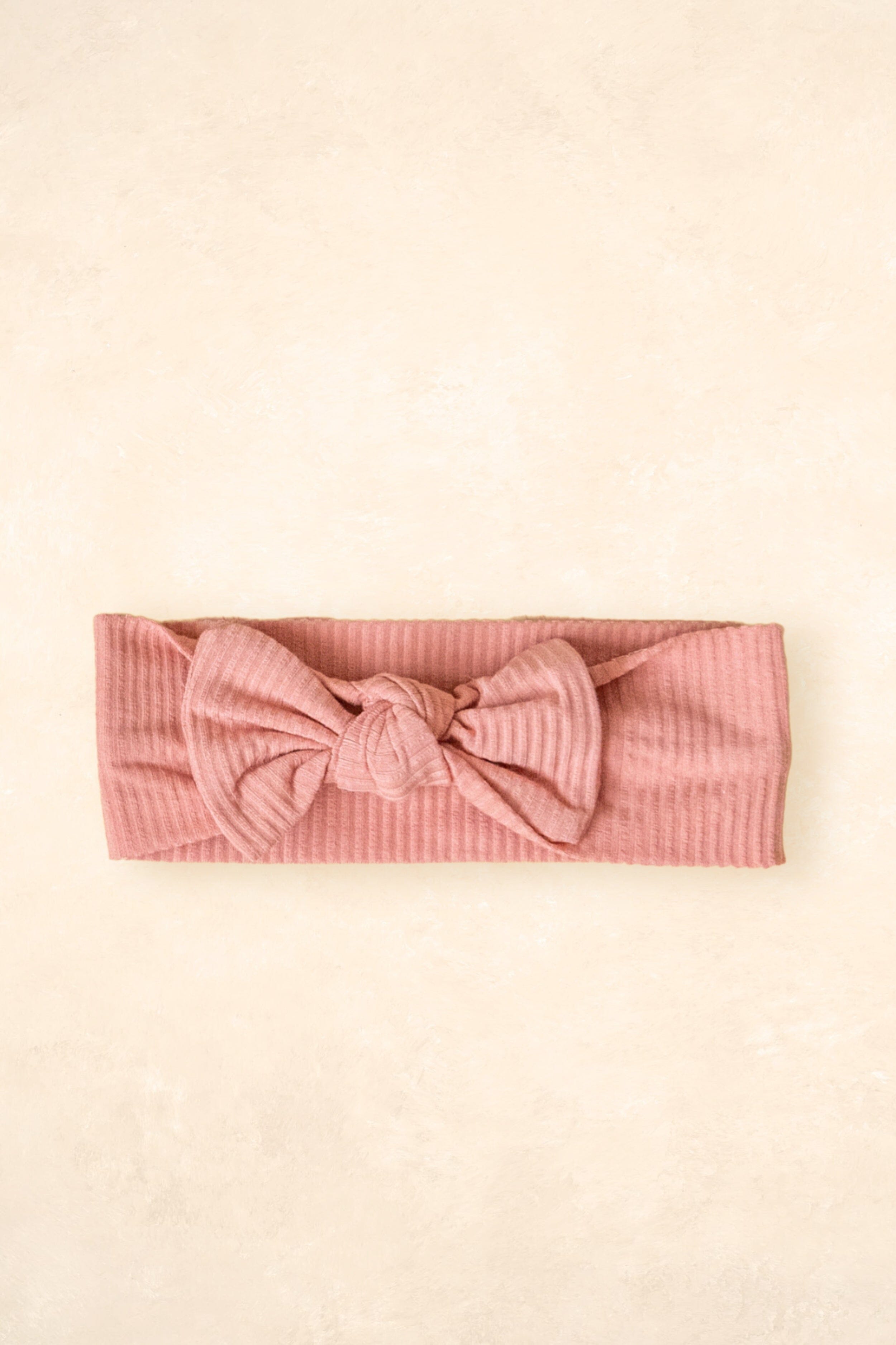 Bamboo Stretch Bow Headband - OUTLET Bows + Beanies Kiin ® Blush 