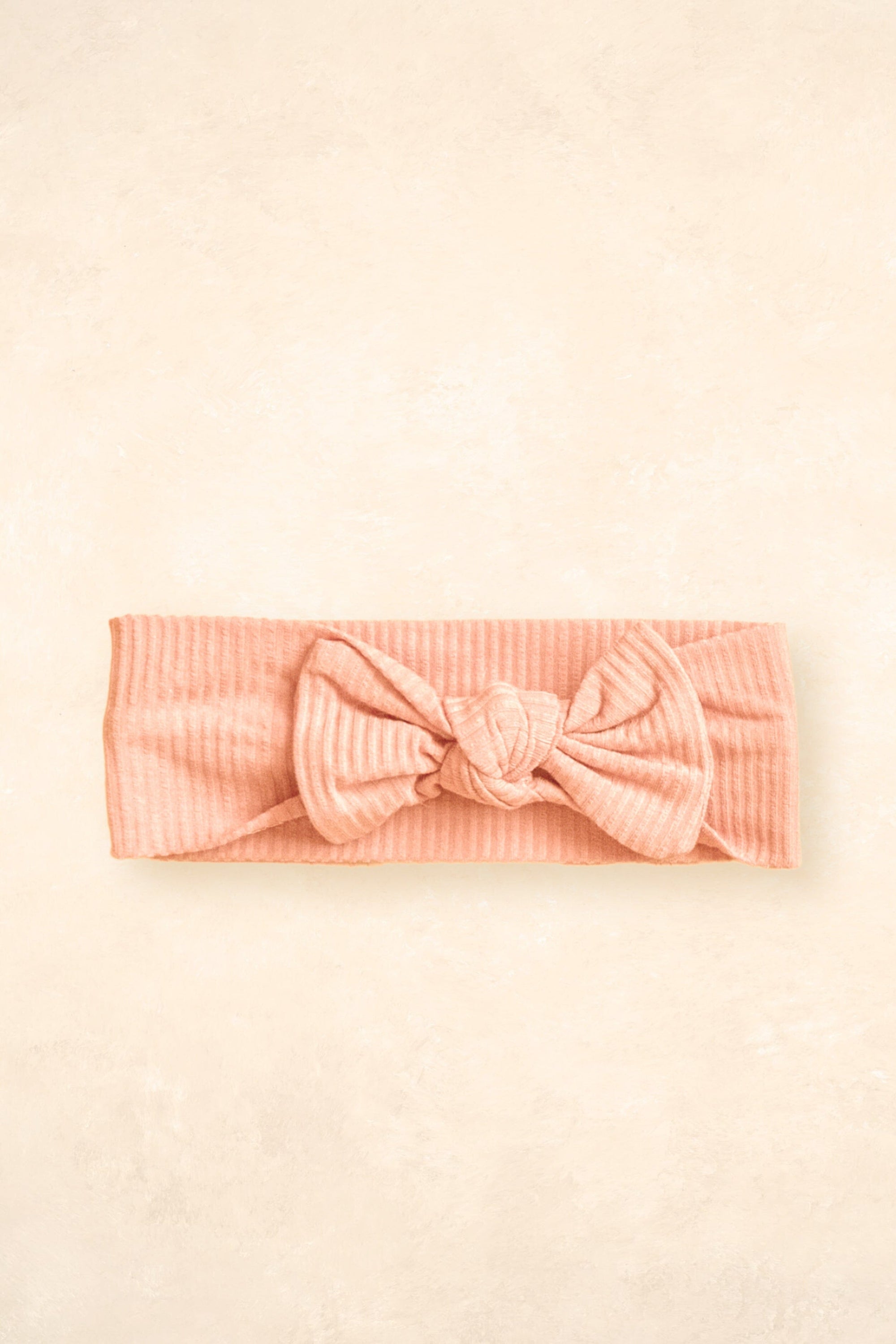 Bamboo Stretch Bow Headband - OUTLET Bows + Beanies Kiin ® Peach Sunset 