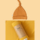 Bamboo Stretch Swaddle + Beanie Bundle Bundles Kiin ® Caramel Mustard 