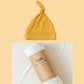 Bamboo Stretch Swaddle + Beanie Bundle Bundles Kiin ® Mustard Ivory 