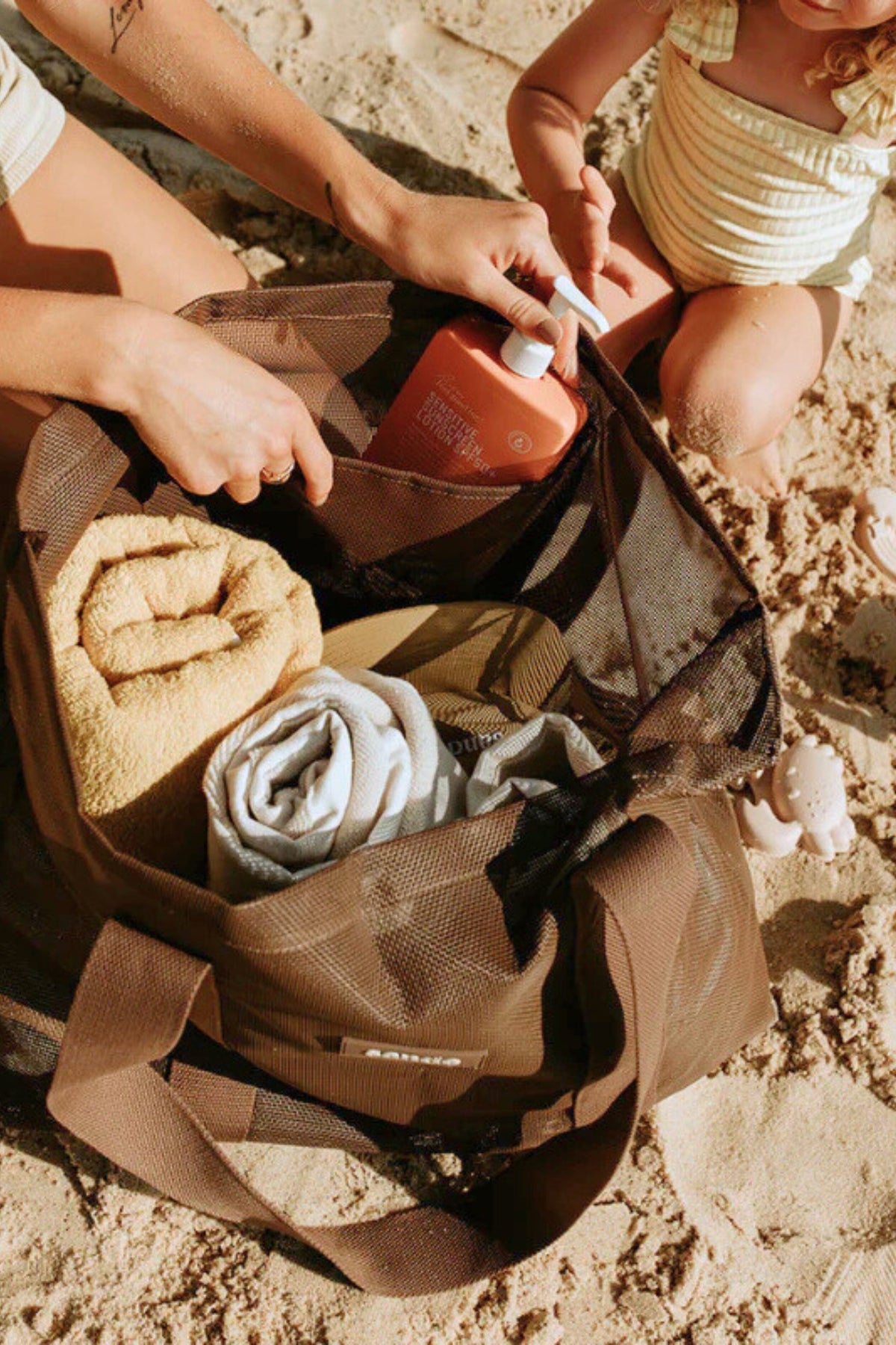 Beach Hauler™ Mini - Beach Bag Nappies + Nappy Bags Sande Kids 