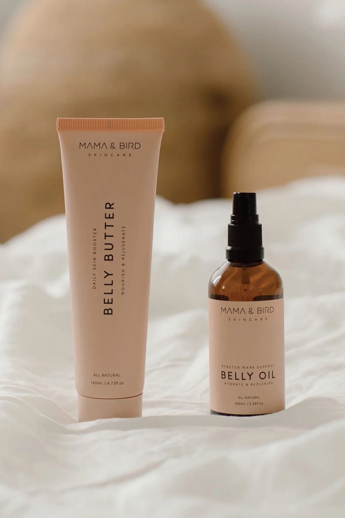 Belly Duo: Butter & Oil Pregnancy Mama & Bird Skincare 