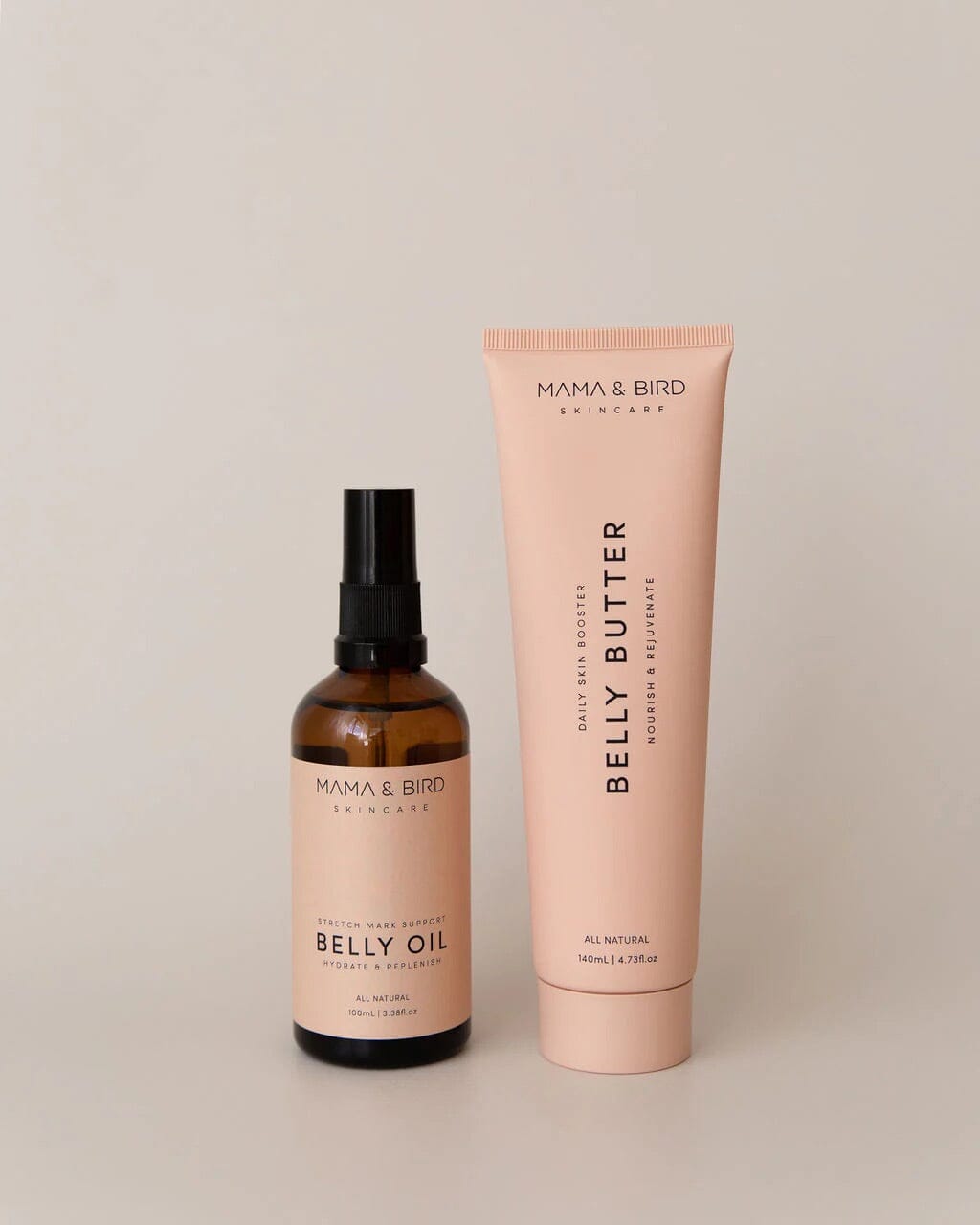 Belly Duo: Butter & Oil Pregnancy Mama & Bird Skincare 