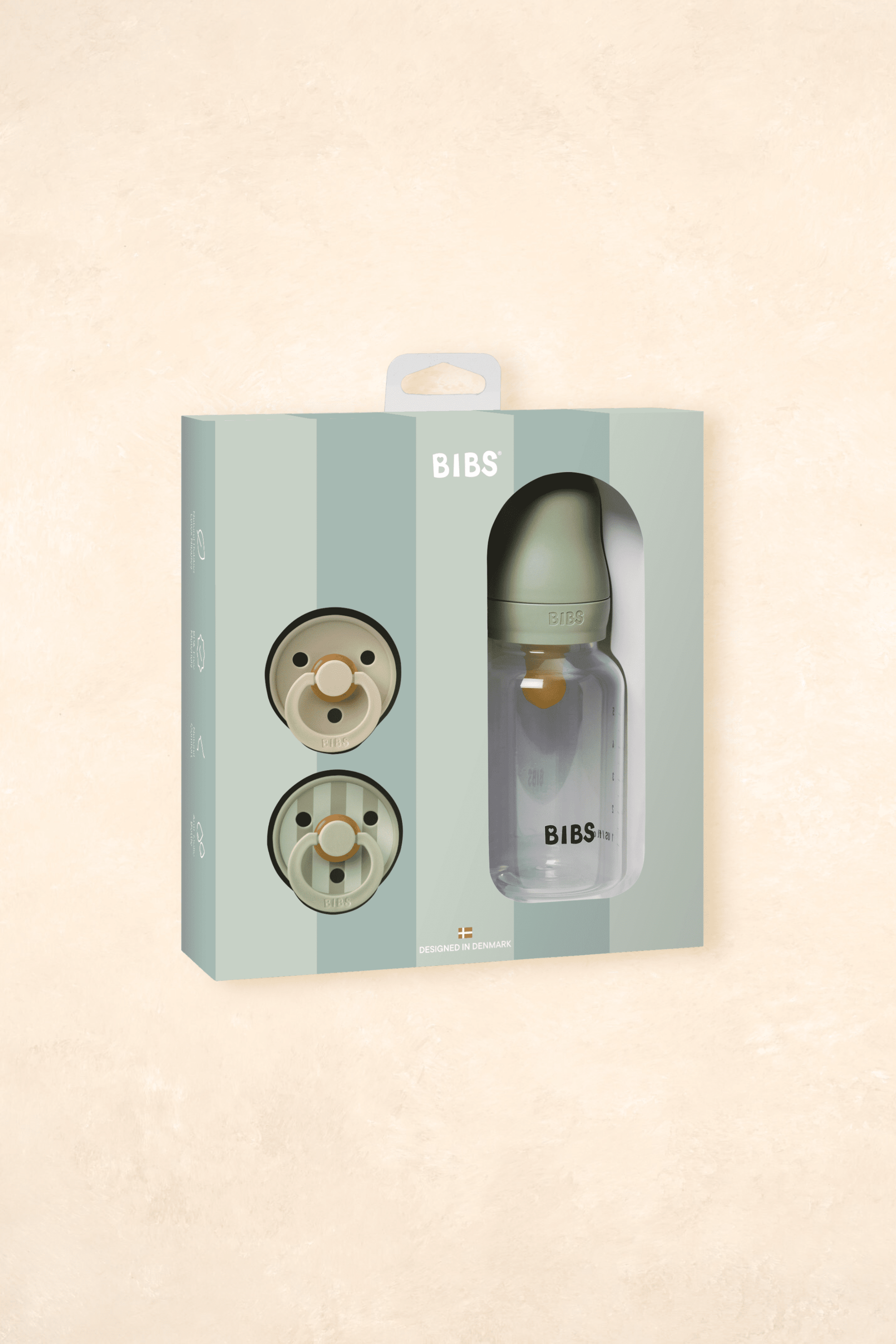 Bibs Gift Set, Baby Sprinkle Bottle BIBS Sage 