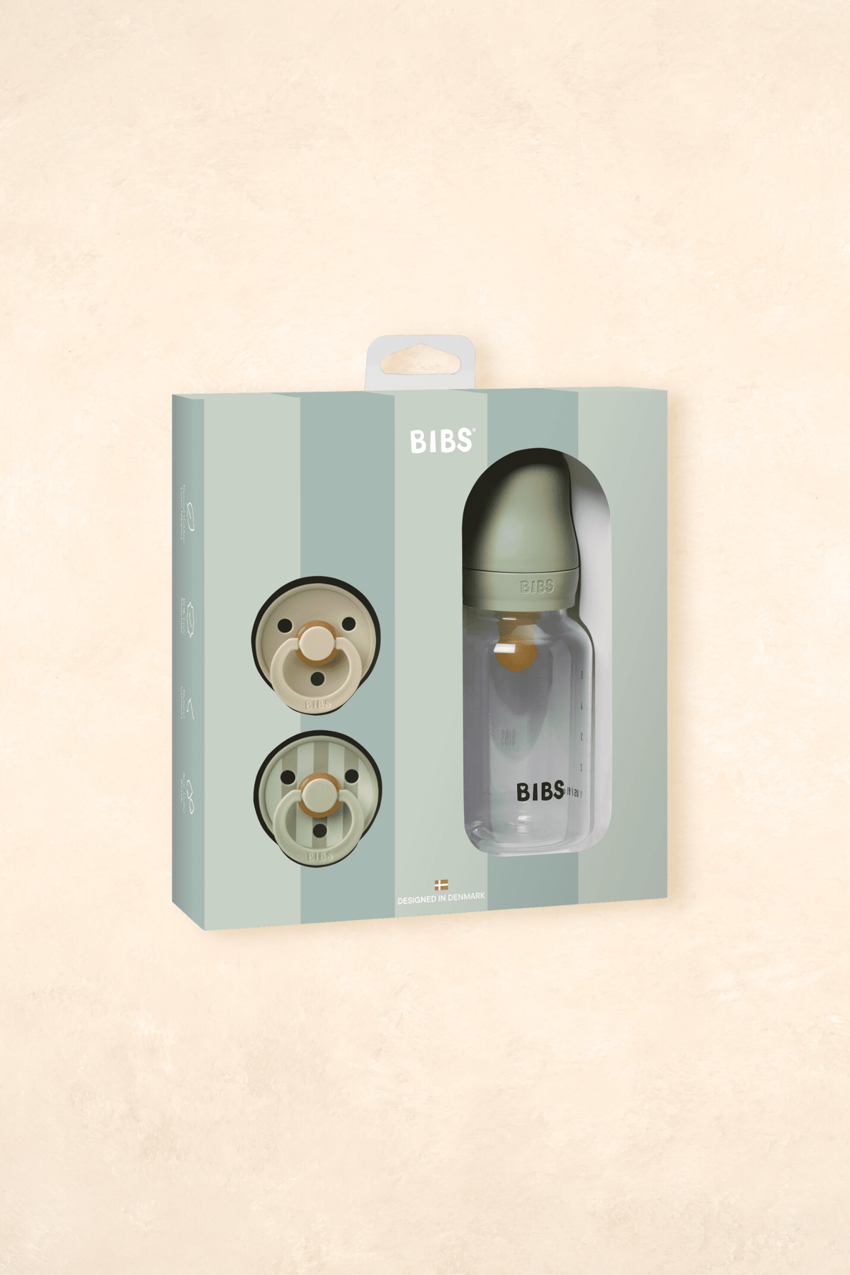Bibs Gift Set, Baby Sprinkle Bottle BIBS Sage 