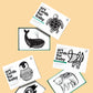 Black and White Art Cards Books Wee Gallery 