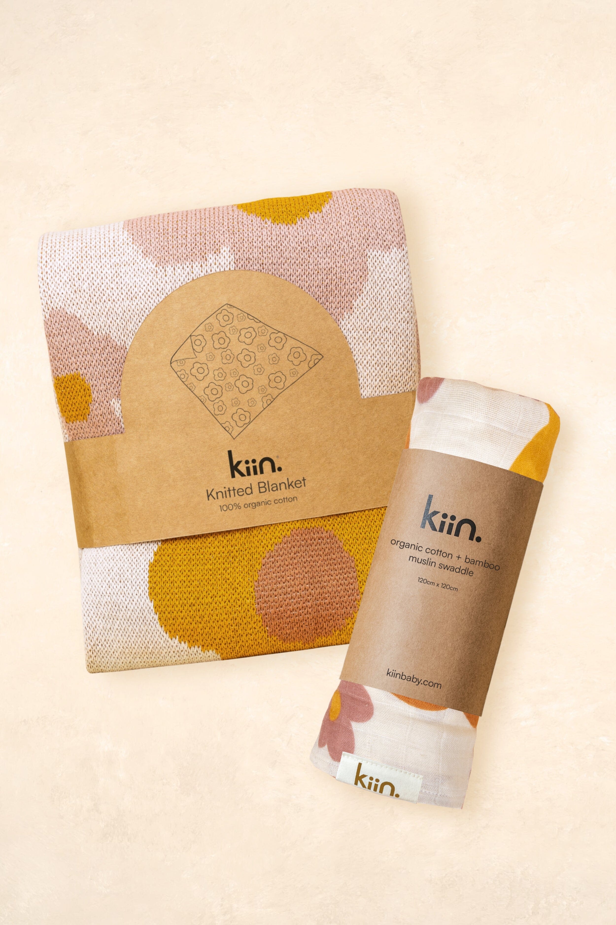 Blanket and Swaddle Bundle Bundles Kiin ® Bloom Bloom 