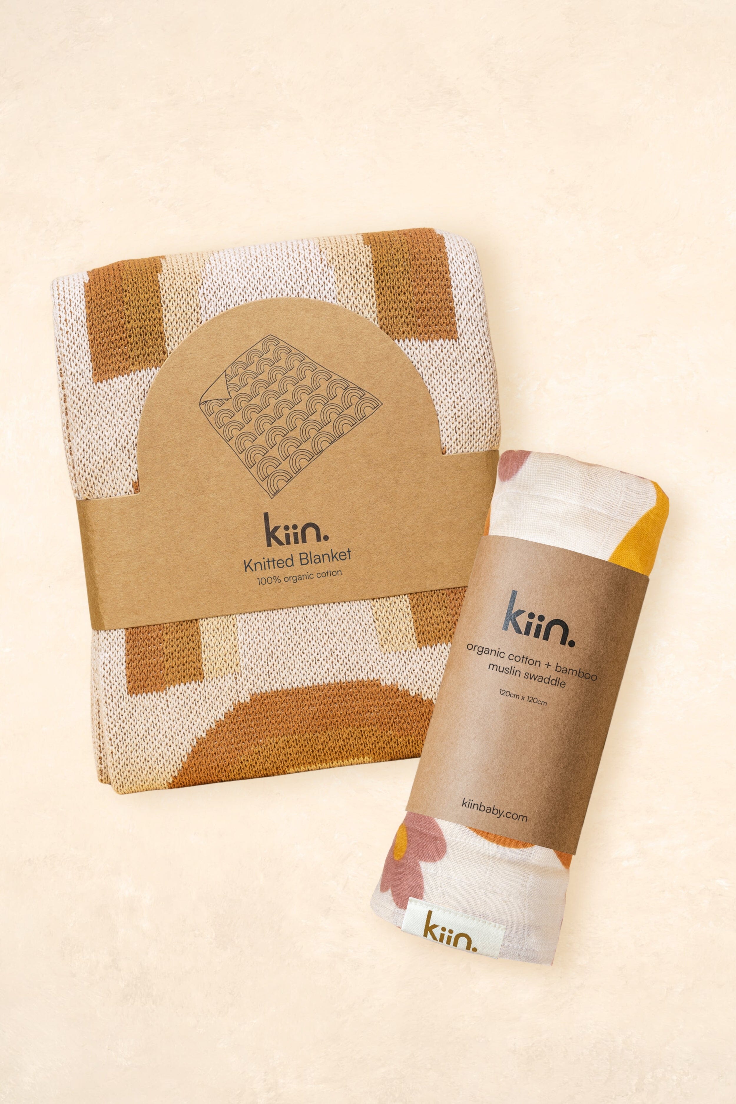Blanket and Swaddle Bundle Bundles Kiin ® Rainbow Bloom 
