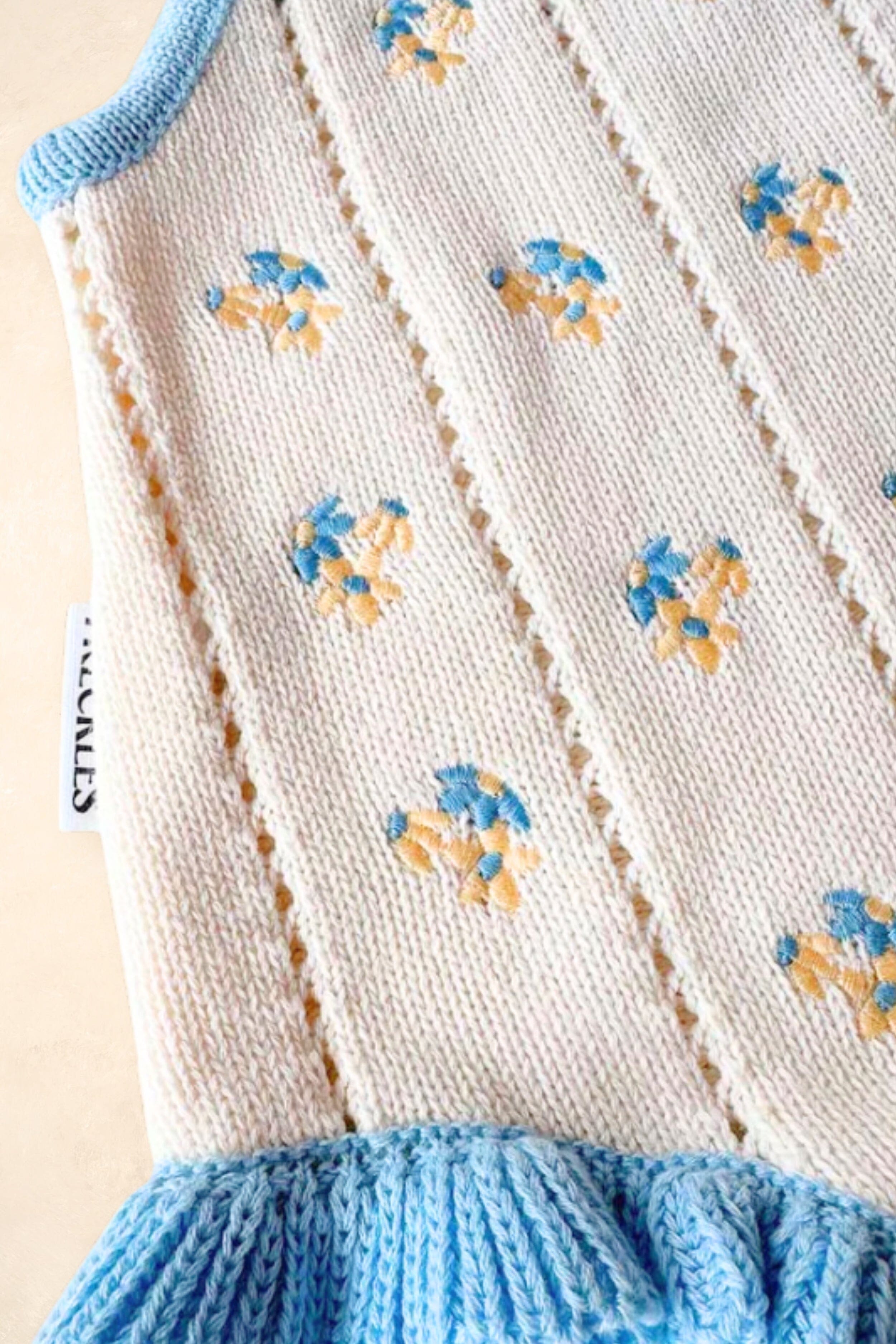 Bloom Pointelle Tie Romper Clothing FRECKLES the label 