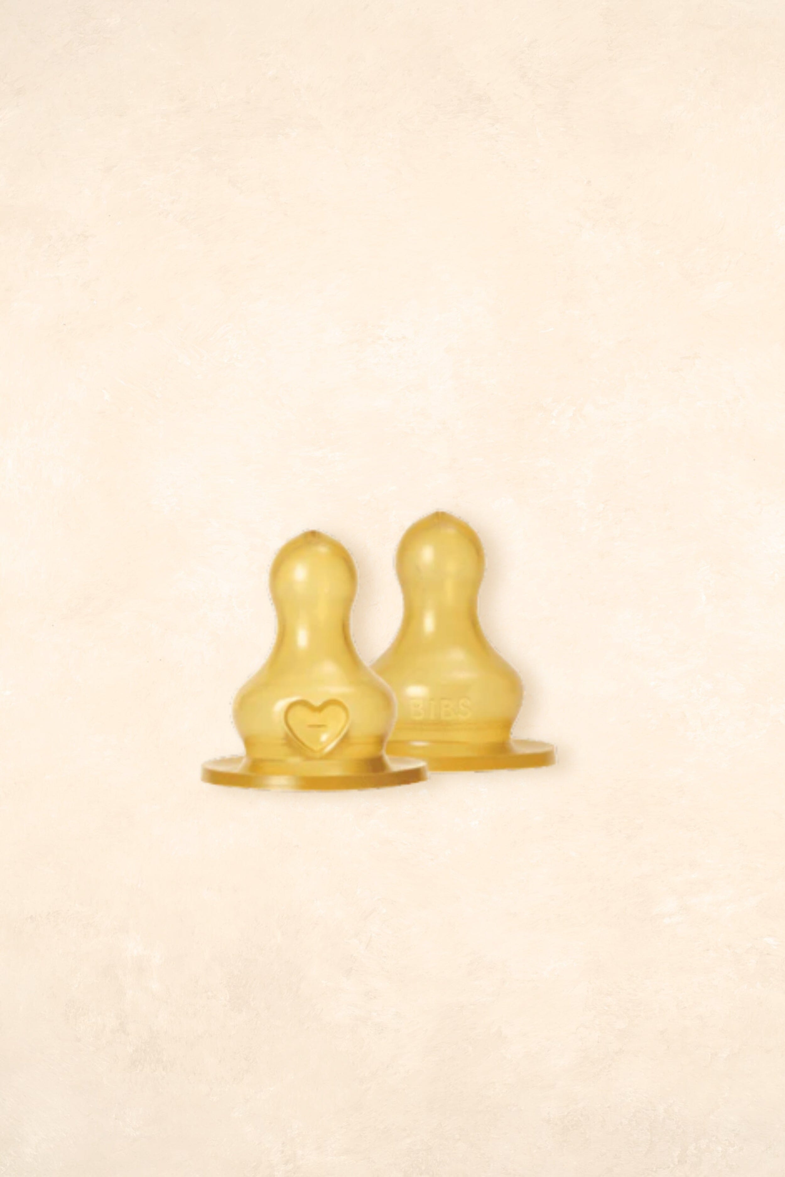 Bottle Replacement Nipple Teat - Latex - 2 Pack Handle BIBS 