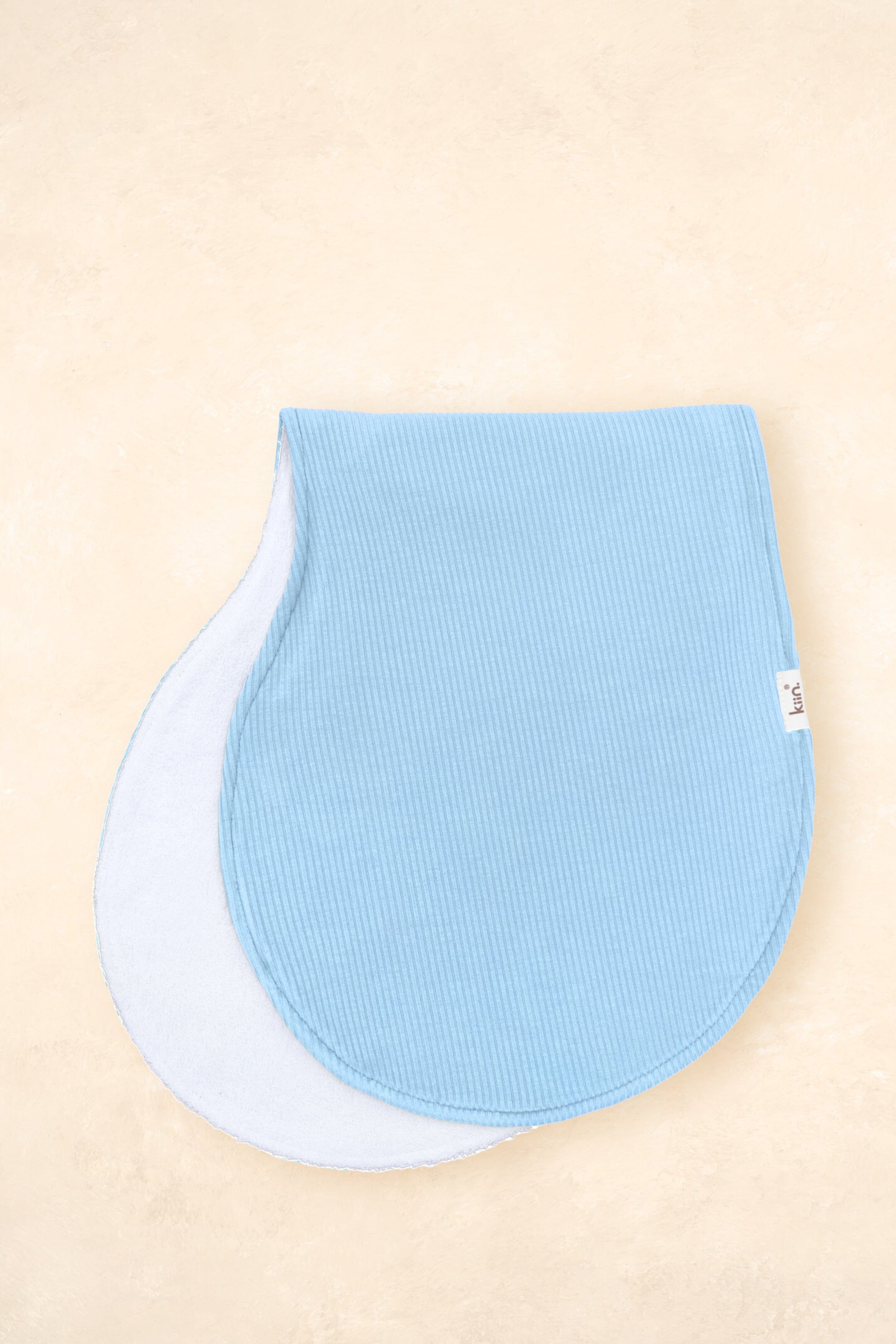 Burp Cloth Breastfeeding Kiin ® Pastel Sky (Rib) 
