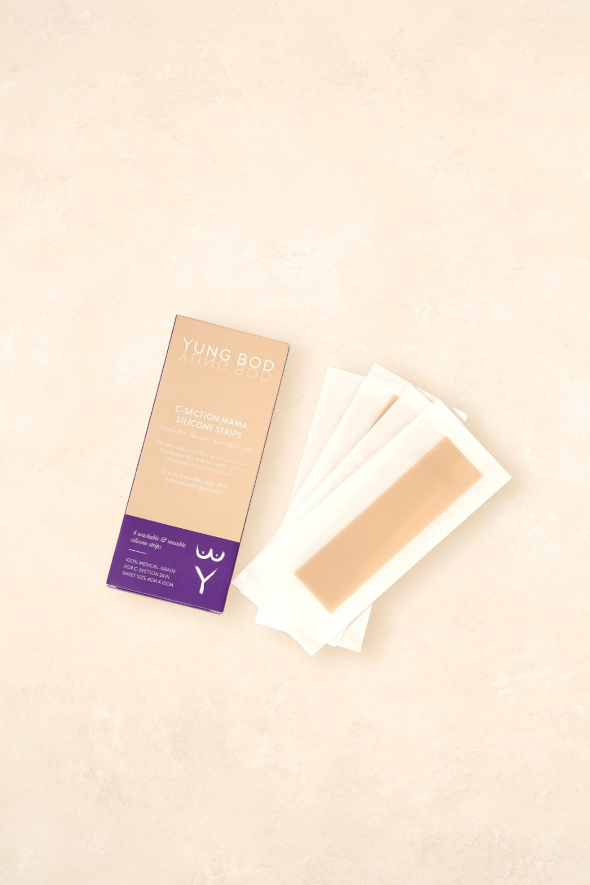 C-Section Silicone Strips Postpartum Care Yung Bod 