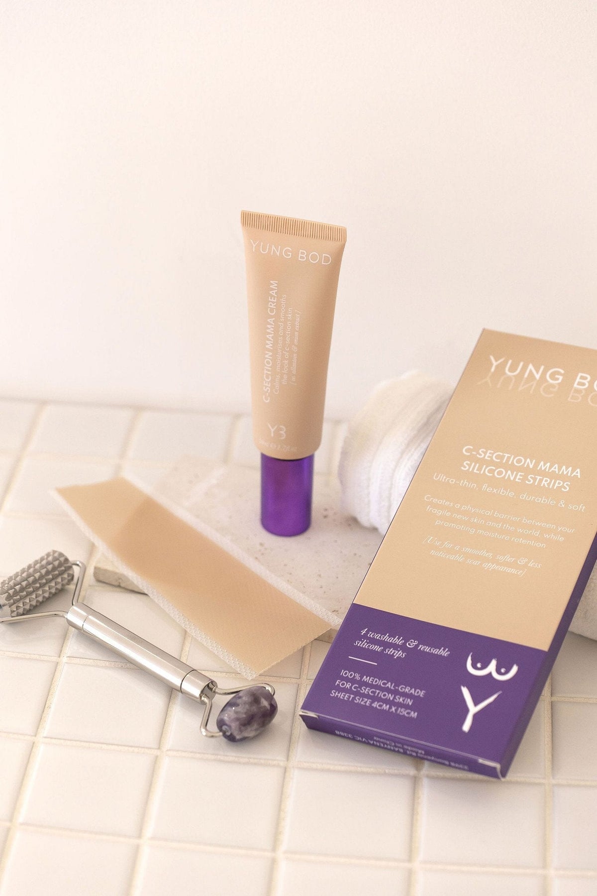 C-Section Silicone Strips Postpartum Care Yung Bod 