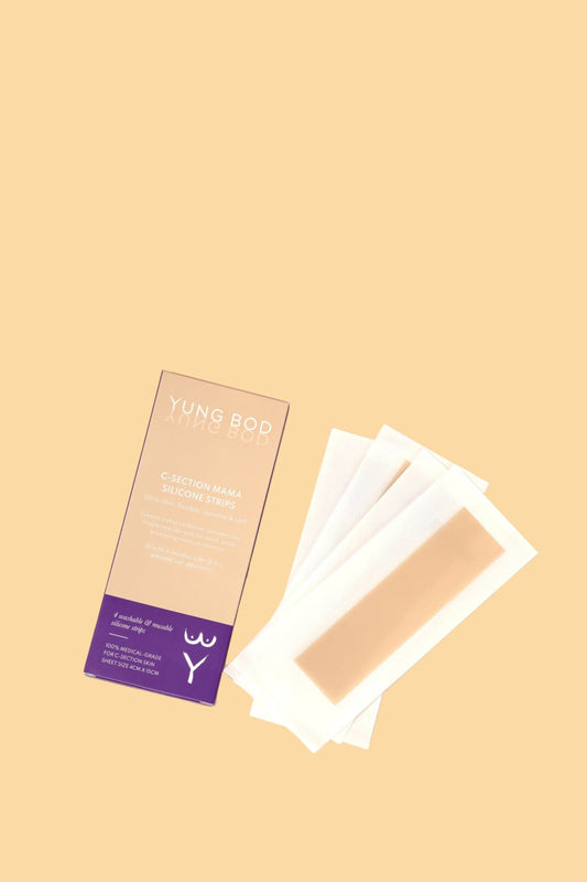 C-Section Silicone Strips Postpartum Care Yung Bod 