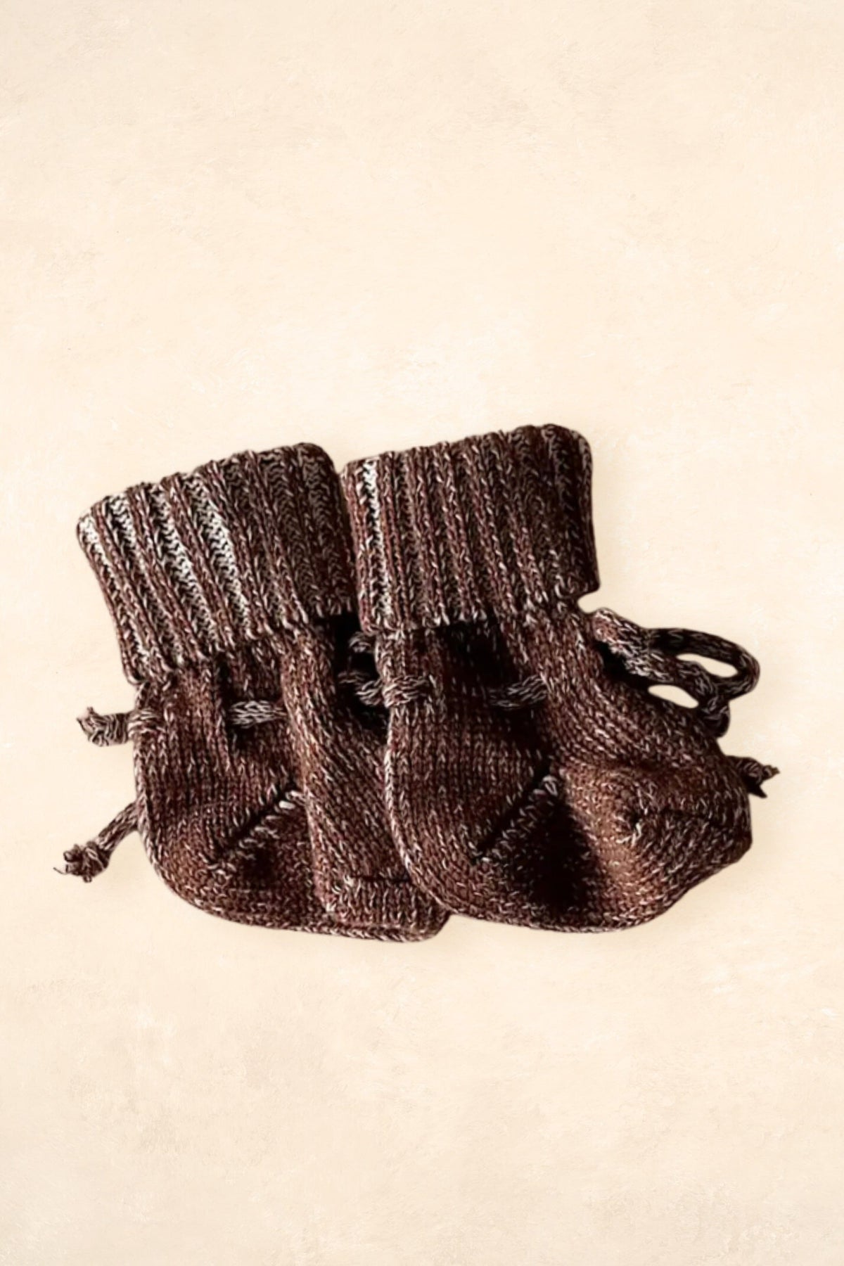 Chunky Cotton Booties Clothing FRECKLES the label 000 (0-3 months) Chocolate 