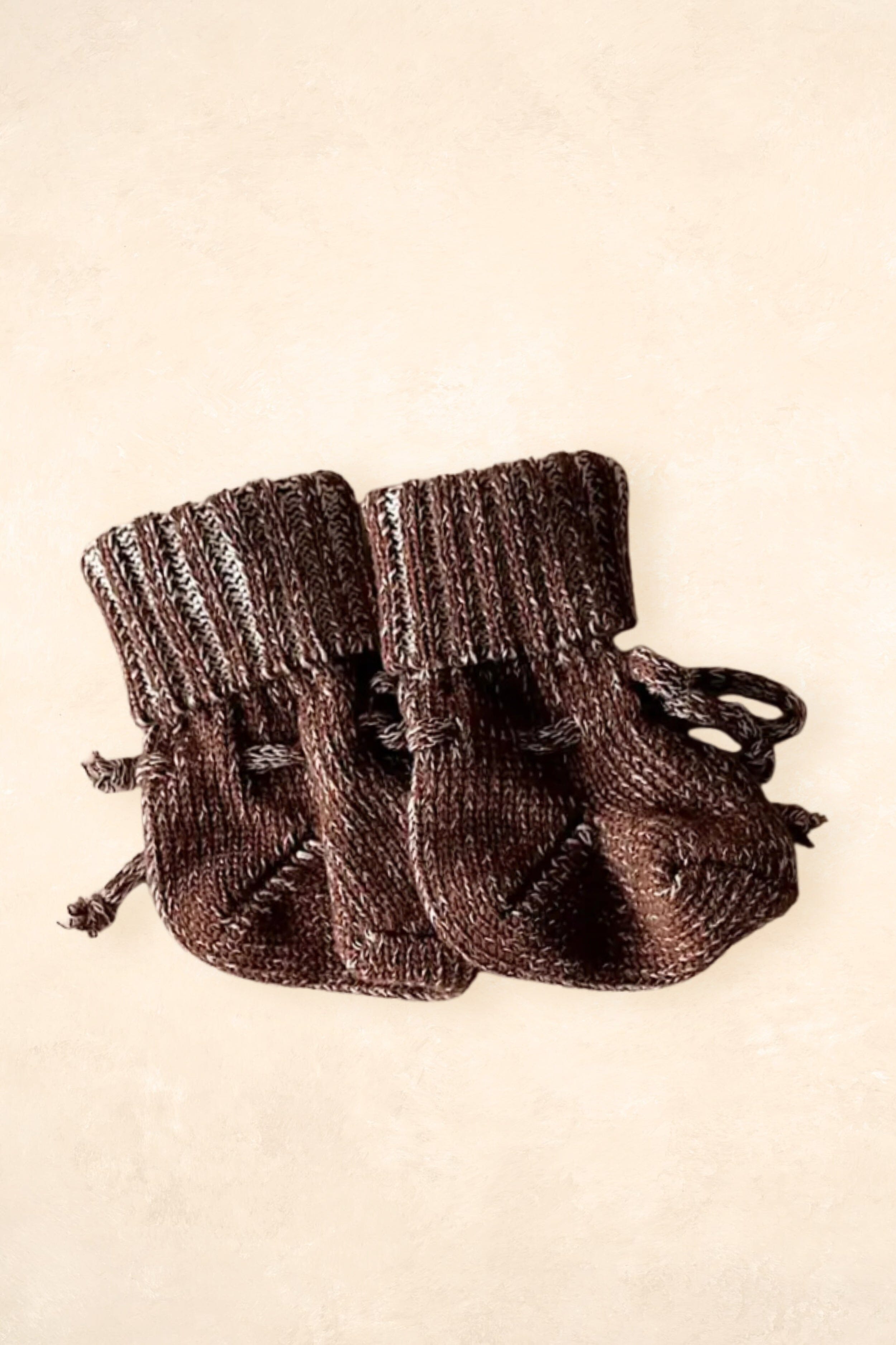 Chunky Cotton Booties Clothing FRECKLES the label 000 (0-3 months) Chocolate 