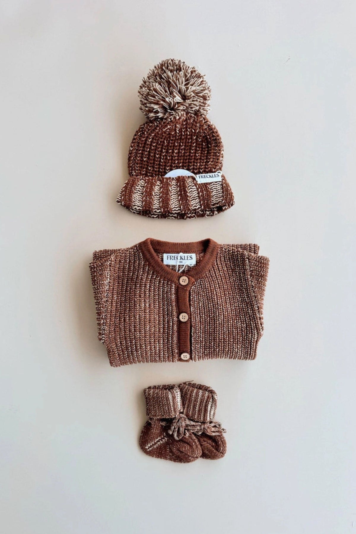 Chunky Full Romper - Chocolate Clothing FRECKLES the label 