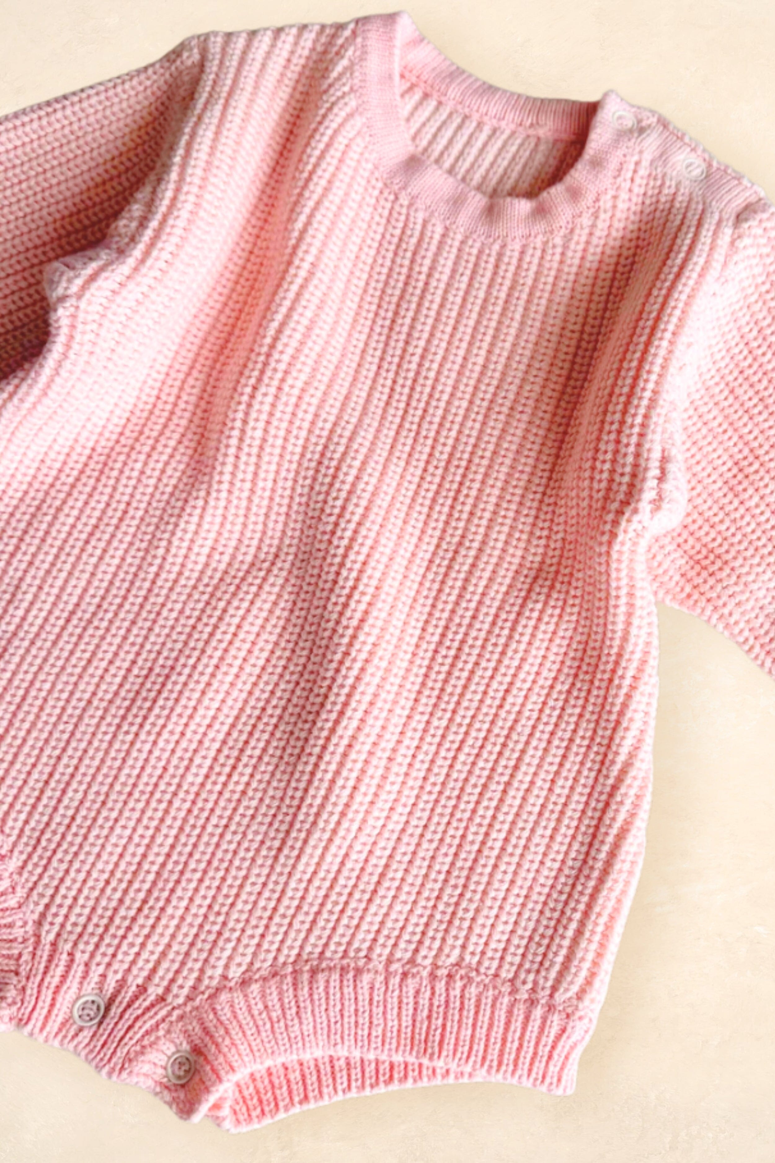 Chunky Long Sleeve Romper | Sweetpea Clothing FRECKLES the label 