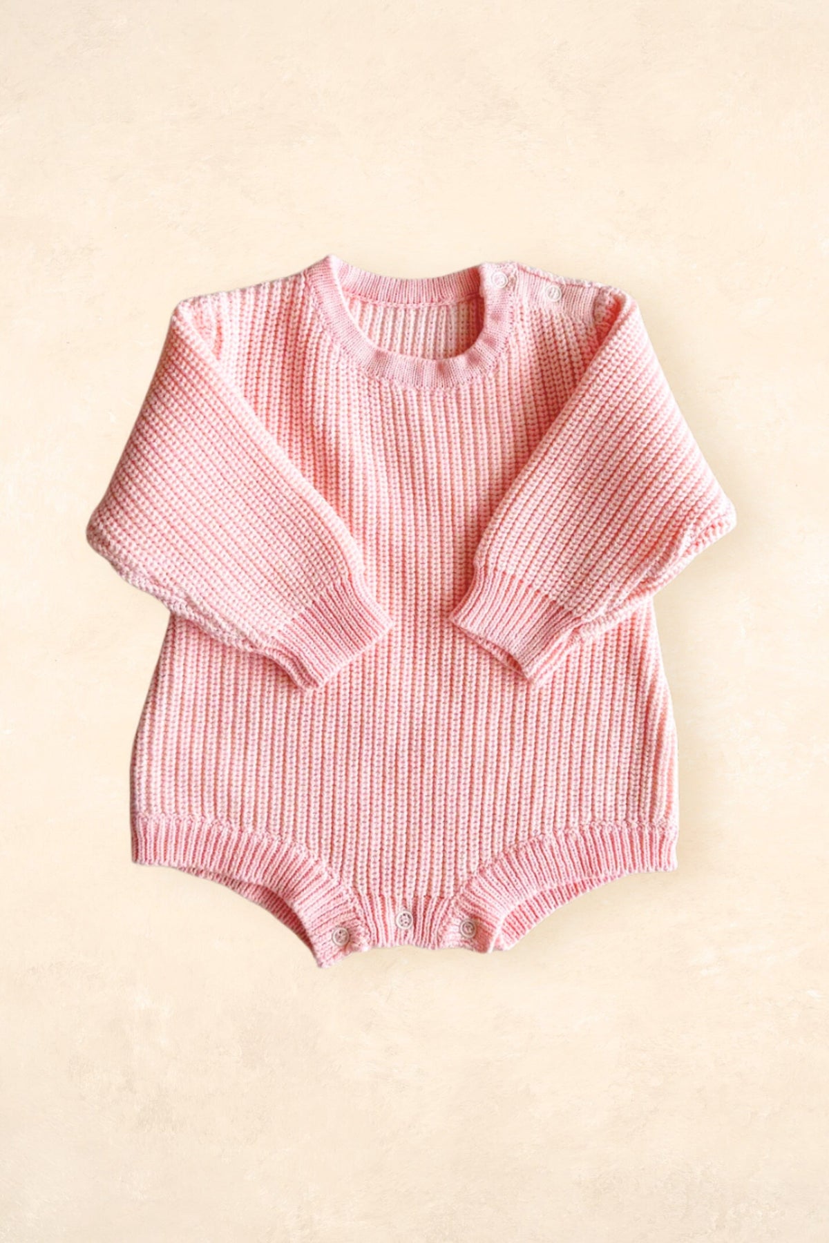 Chunky Long Sleeve Romper | Sweetpea Clothing FRECKLES the label 