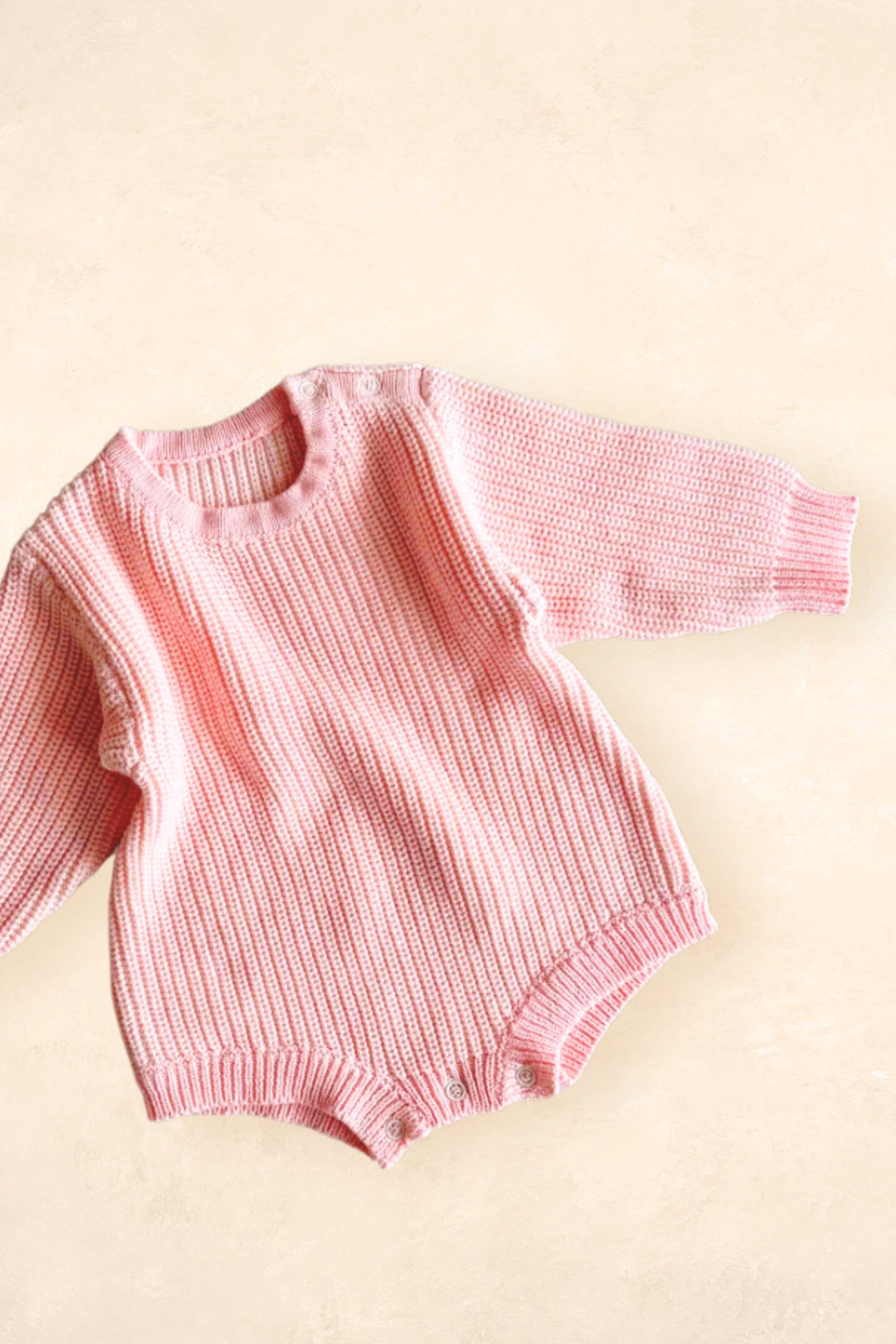 Chunky Long Sleeve Romper | Sweetpea Clothing FRECKLES the label 