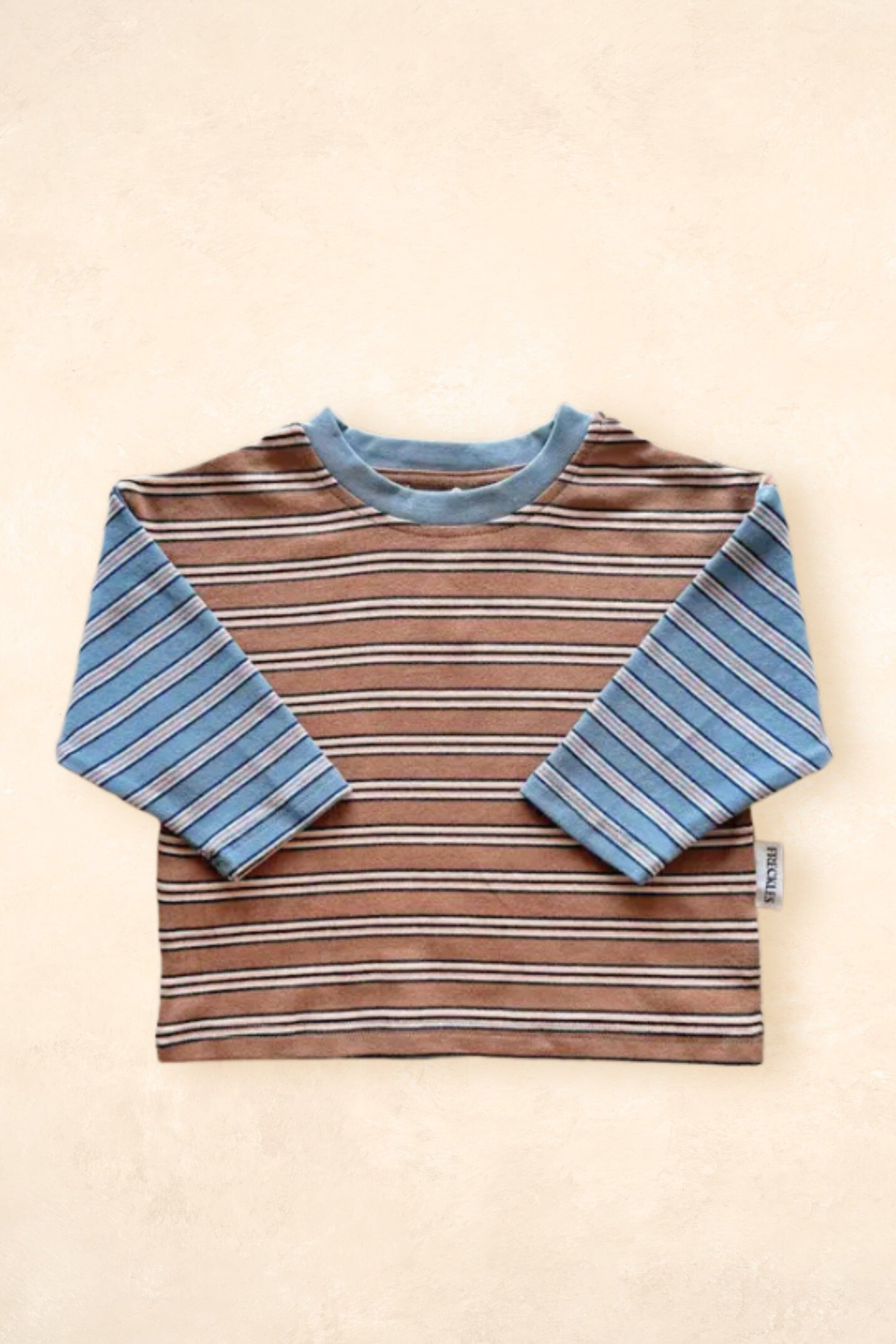 Colour Block Stripe Tee - Sorrento Clothing FRECKLES the label 