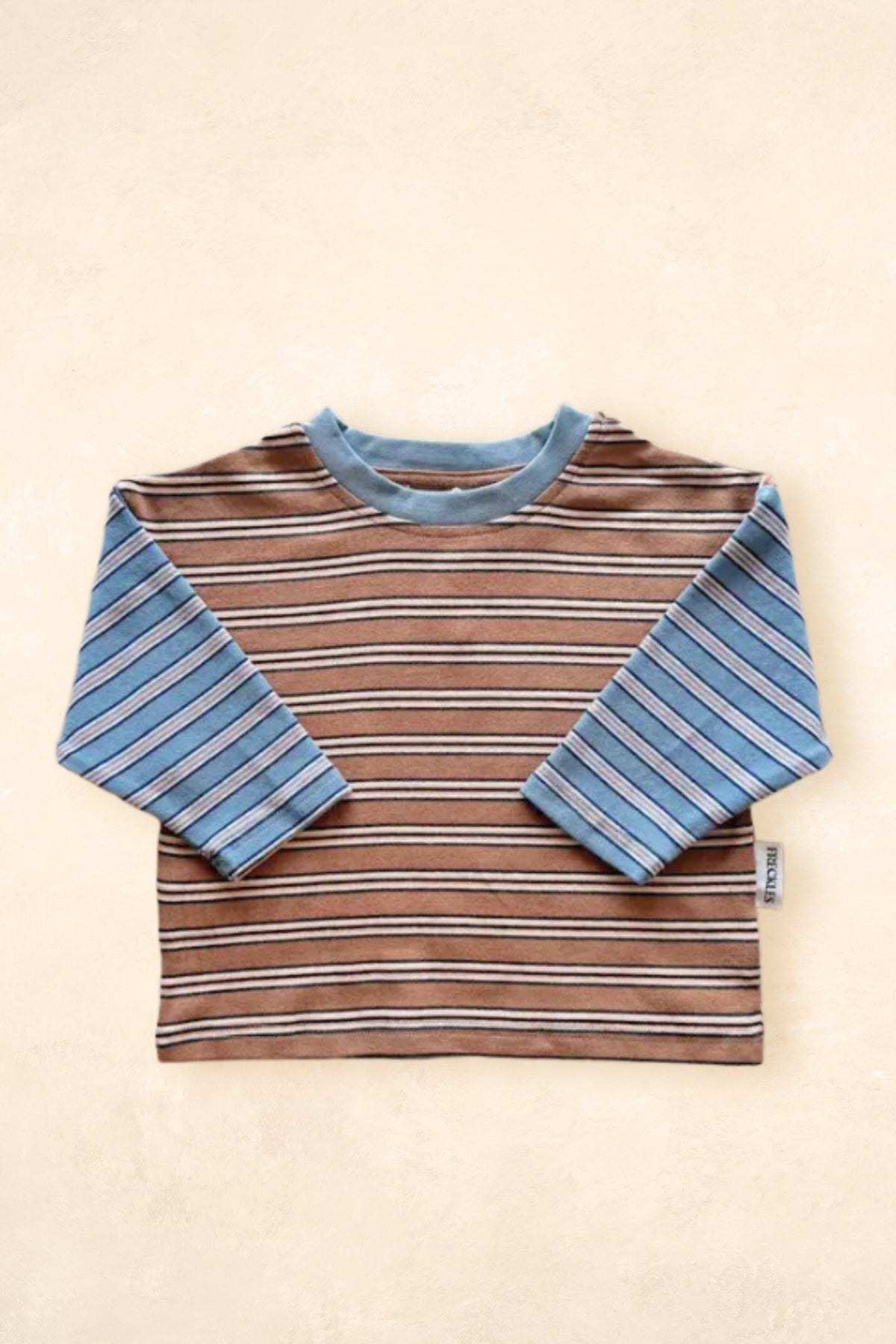 Colour Block Stripe Tee - Sorrento Clothing FRECKLES the label 
