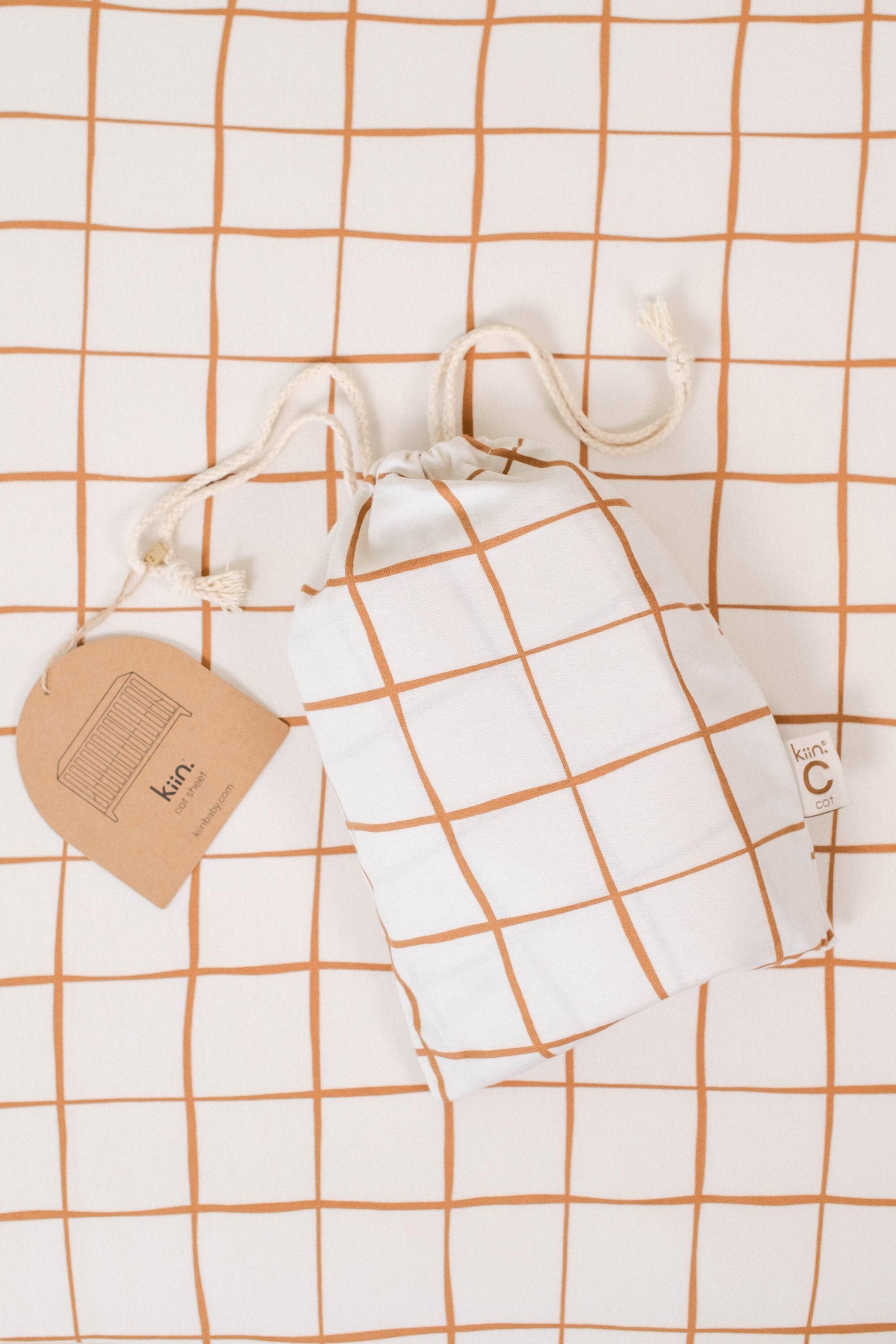 Cot Organic Sheet - Lattice Sheets Kiin ® 