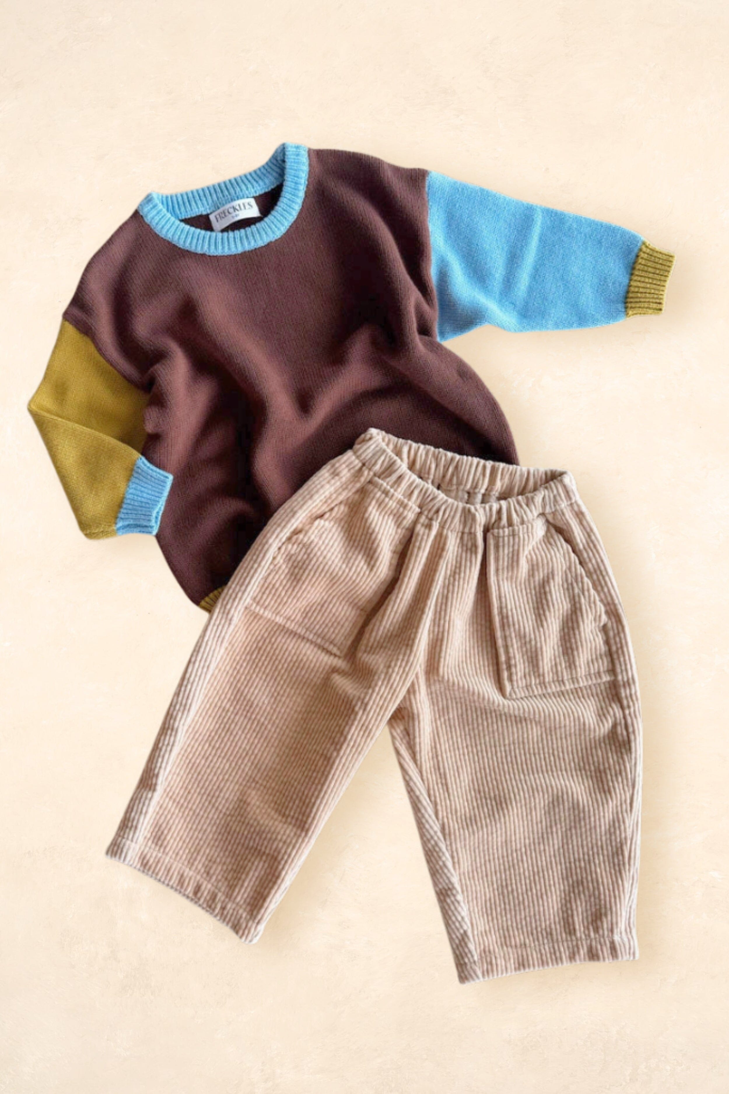 Cotton Corduroy Pants - Wheat Clothing FRECKLES the label 