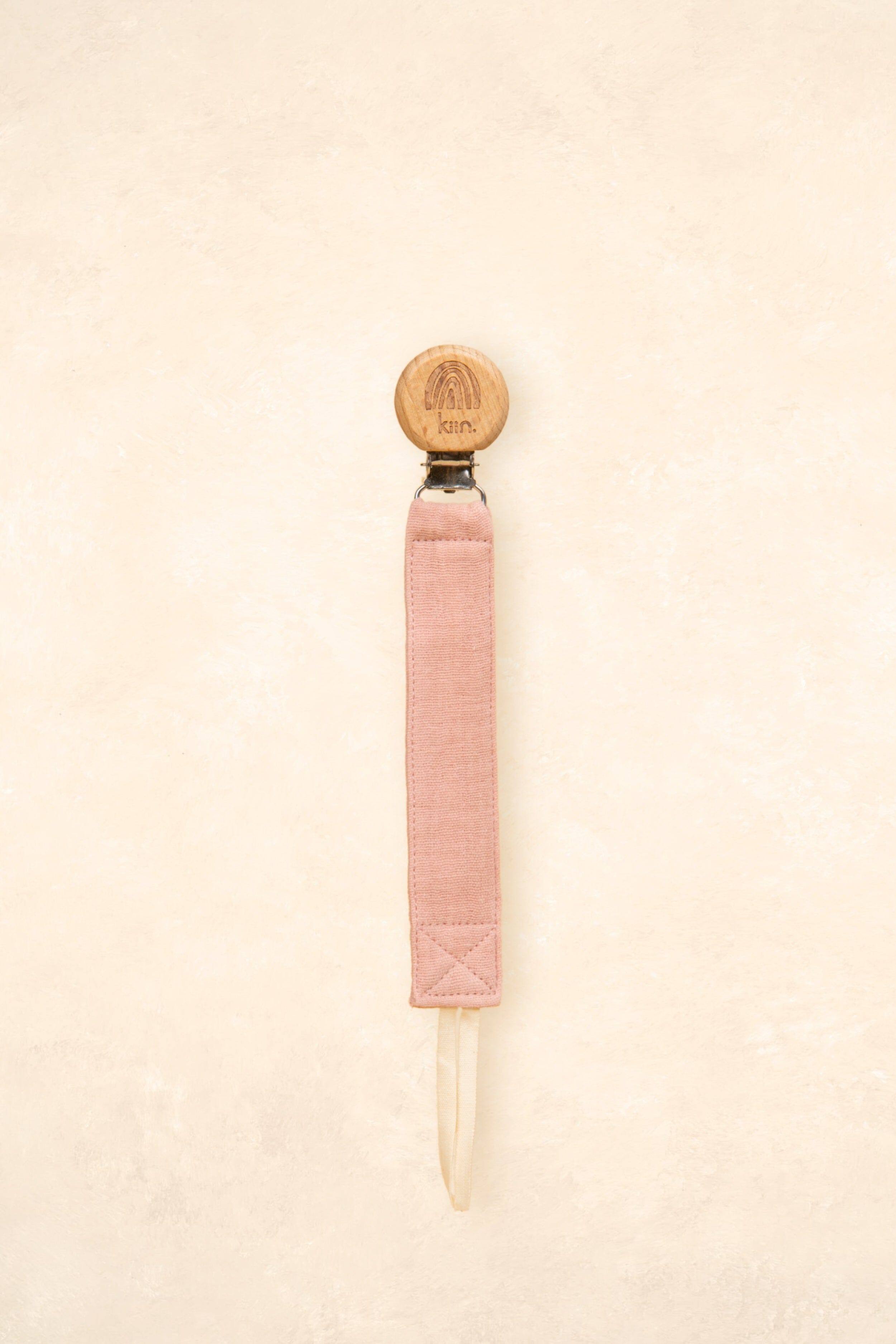Cotton Dummy Clip Dummies + Teethers Kiin ® Blush 
