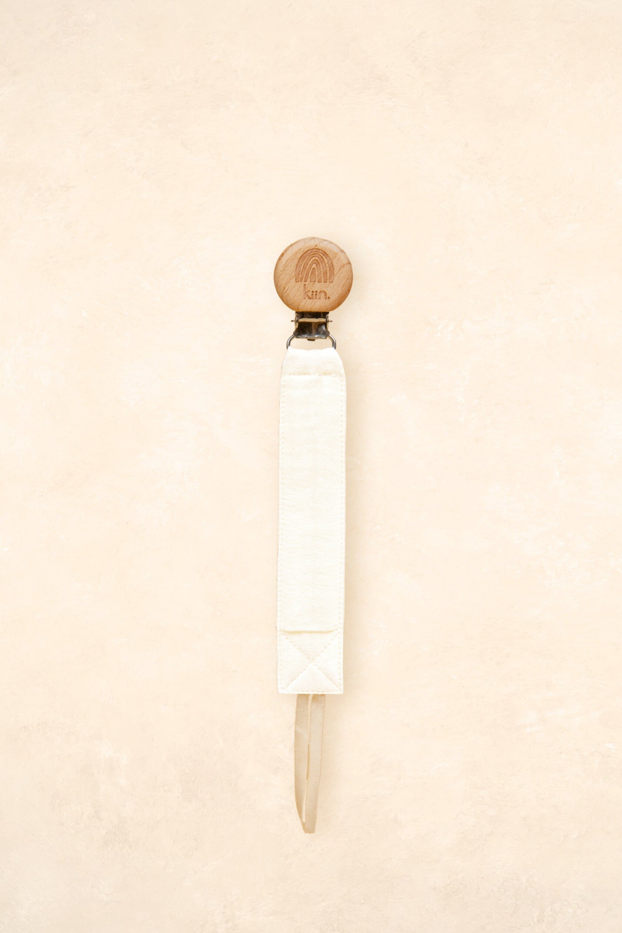 Cotton Dummy Clip Dummies + Teethers Kiin ® Ivory 