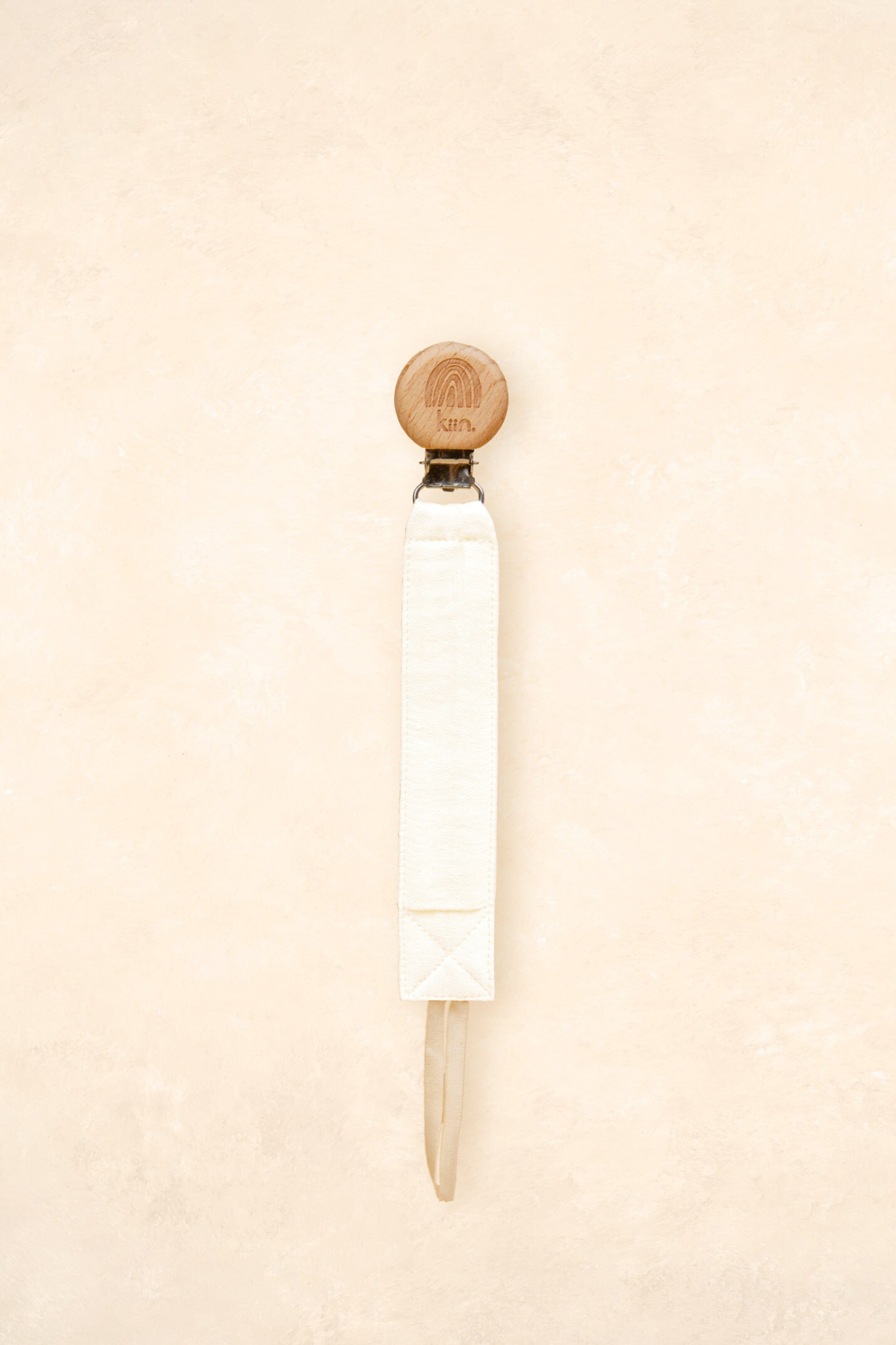 Cotton Dummy Clip Dummies + Teethers Kiin ® Ivory 