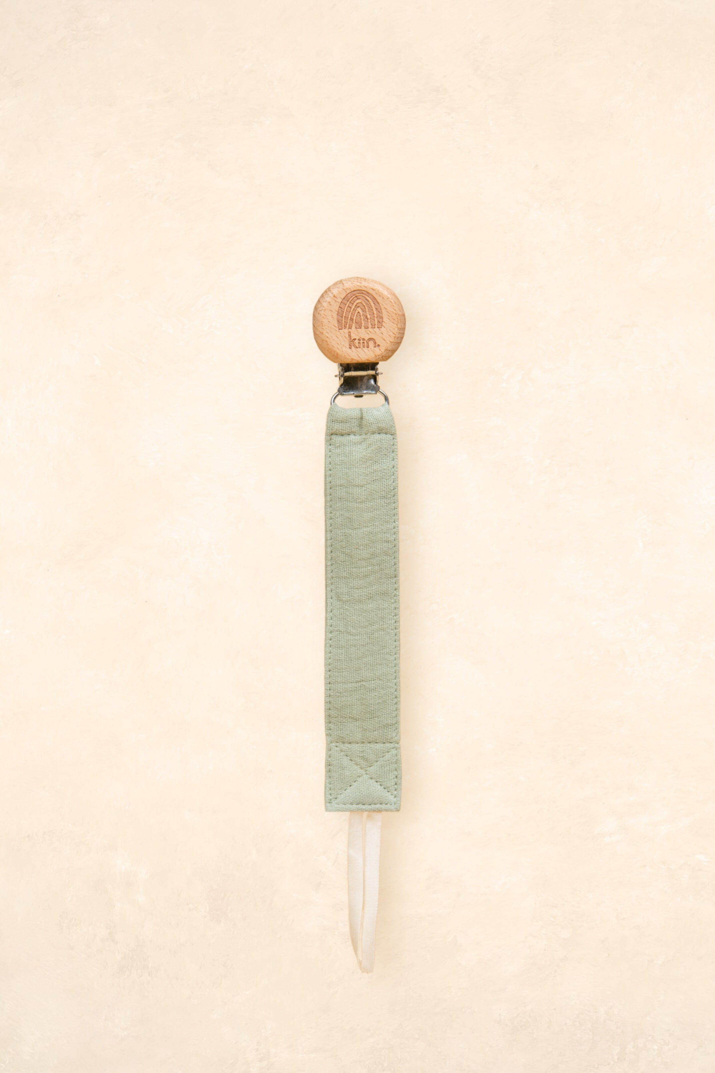 Cotton Dummy Clip Dummies + Teethers Kiin ® Sage 