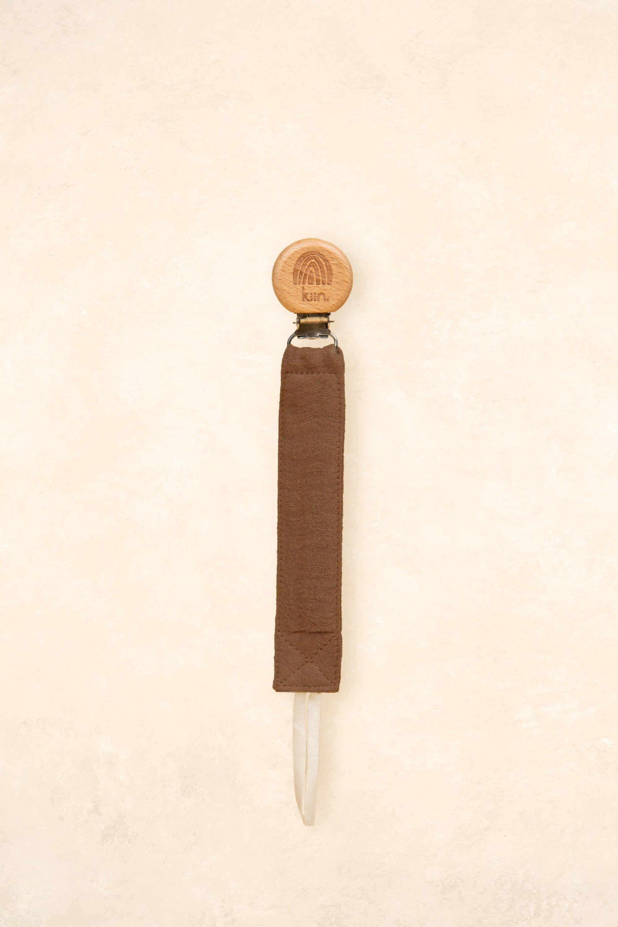 Cotton Dummy Clip Dummies + Teethers Kiin ® Umber 