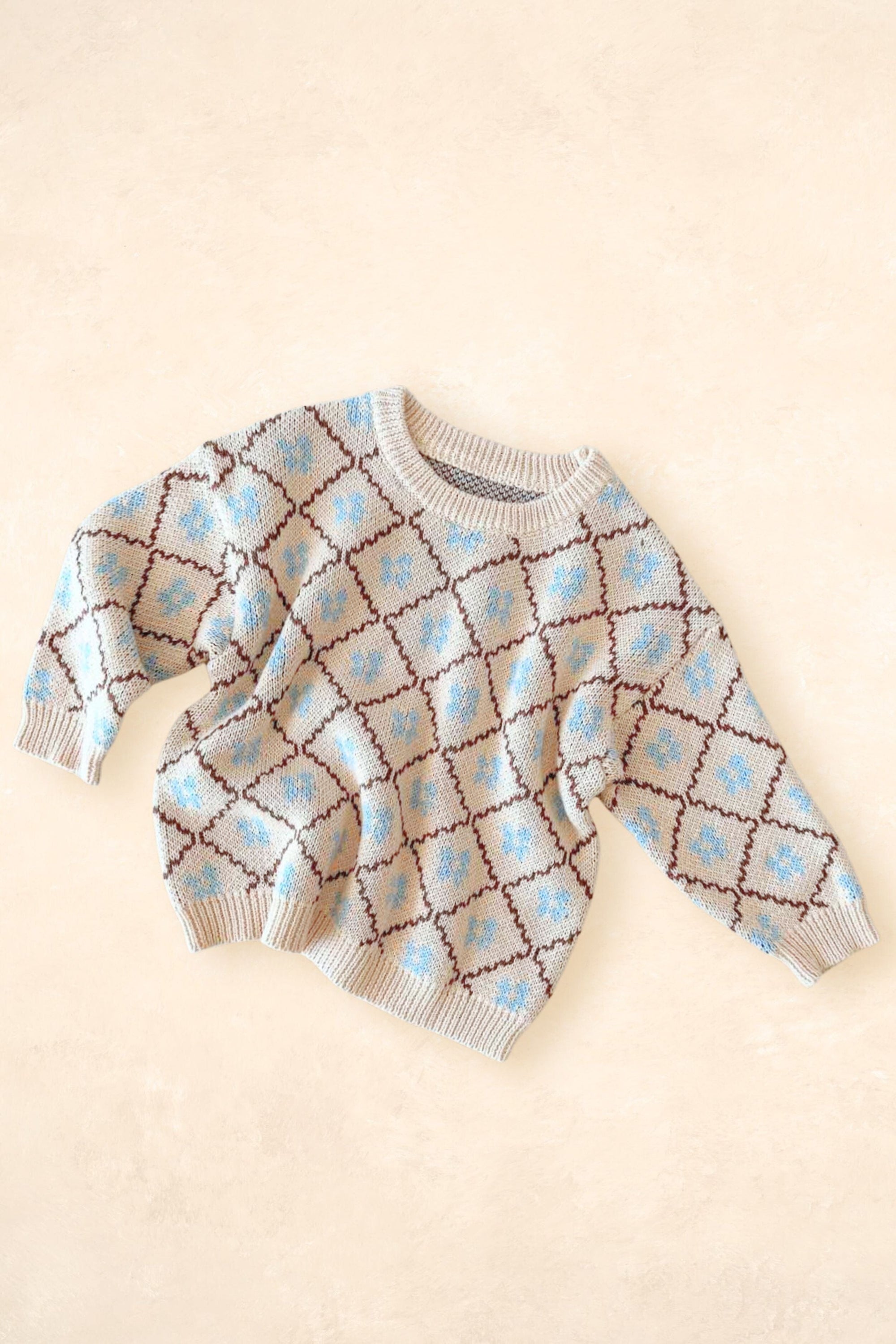Cotton Knit Jumper | Bluebell Clothing FRECKLES the label 0000 (Newborn) 